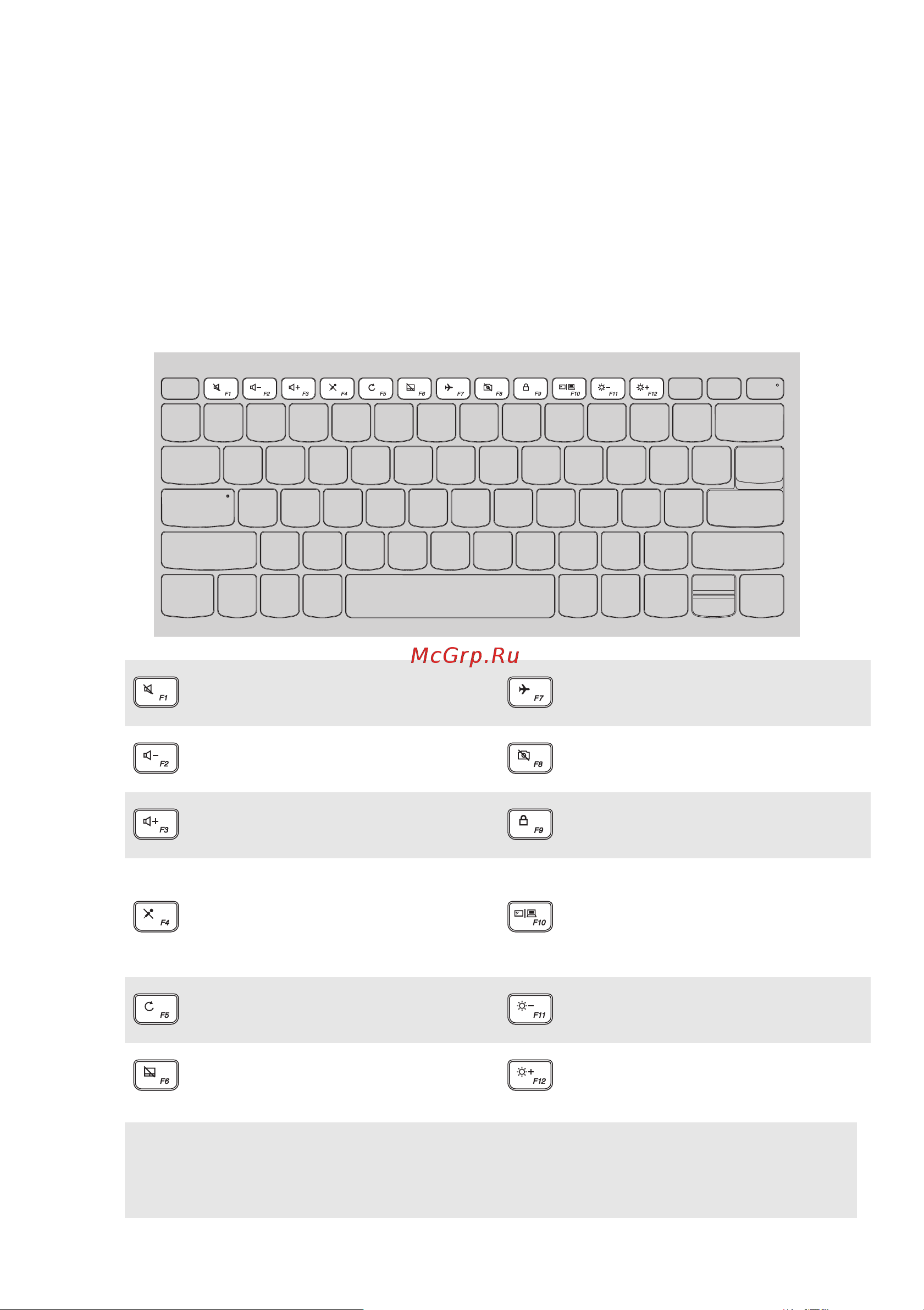 Lenovo IdeaPad 320H-14IKB [7/33] Использование клавиатуры