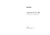 Lenovo IdeaPad E10-30 Руководство по эксплуатации