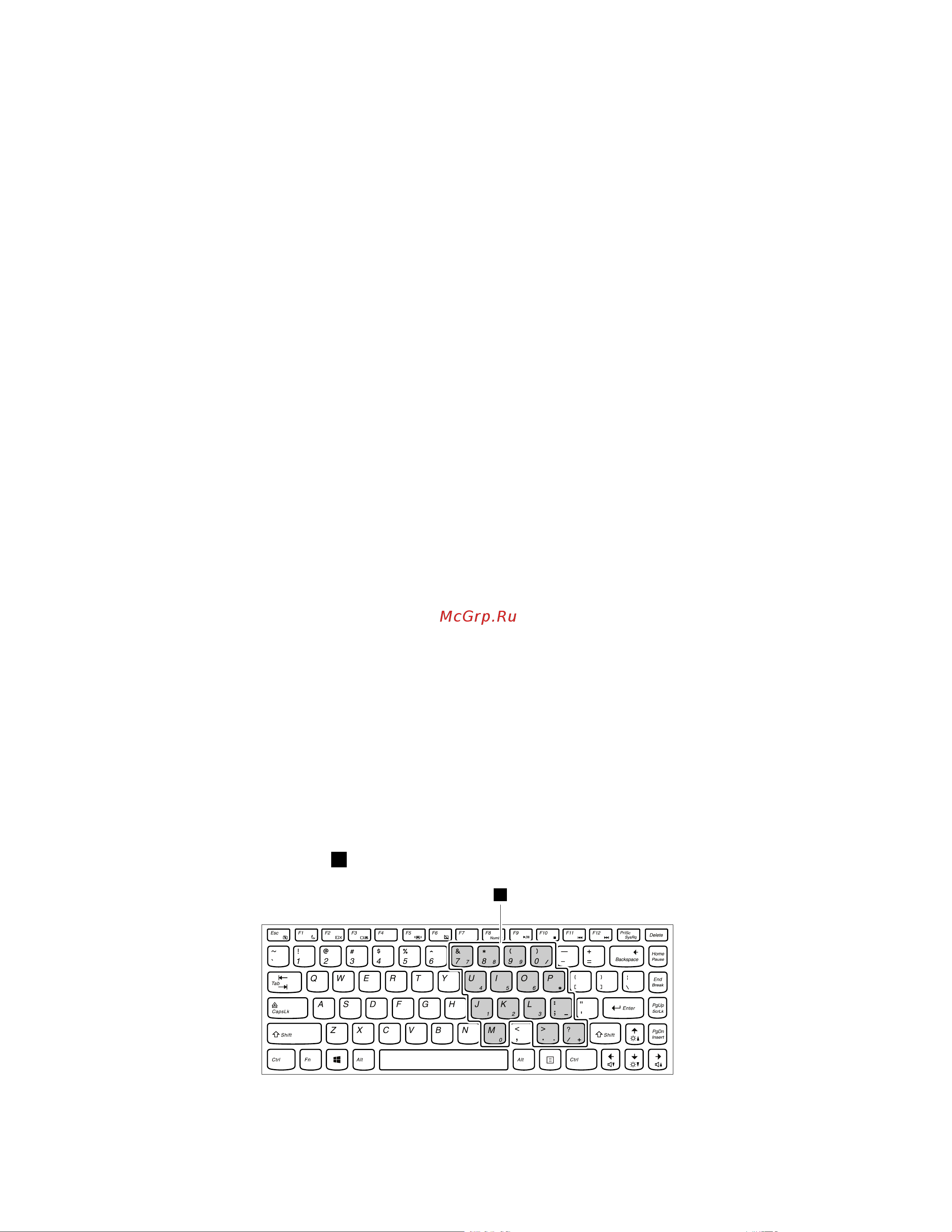 Lenovo M490s [28/82] Числовая клавиатура