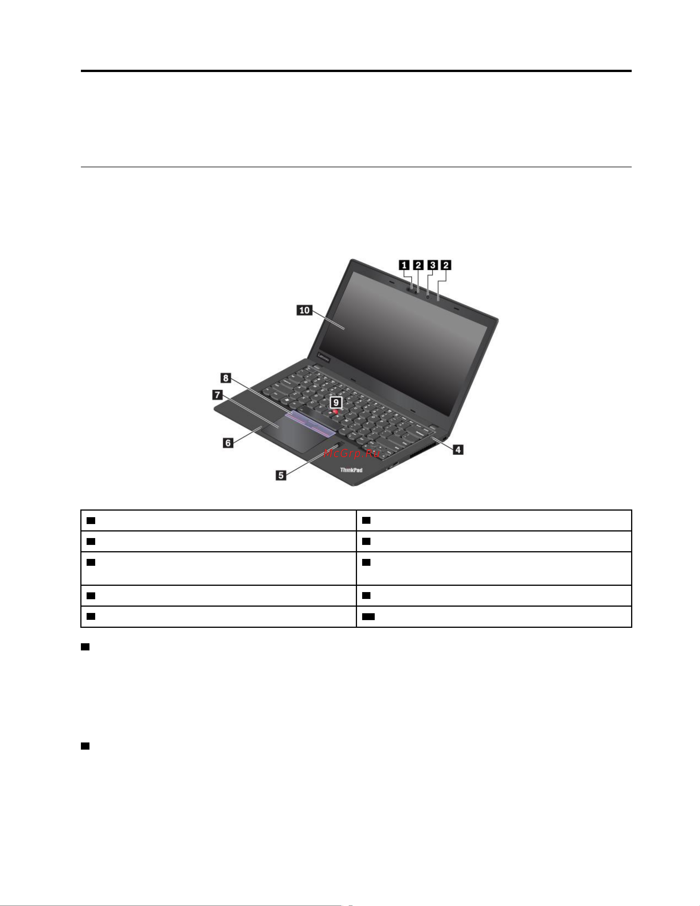Lenovo ThinkPad L580 [21/192] Элементы управления разъемы и индикаторы компьютера