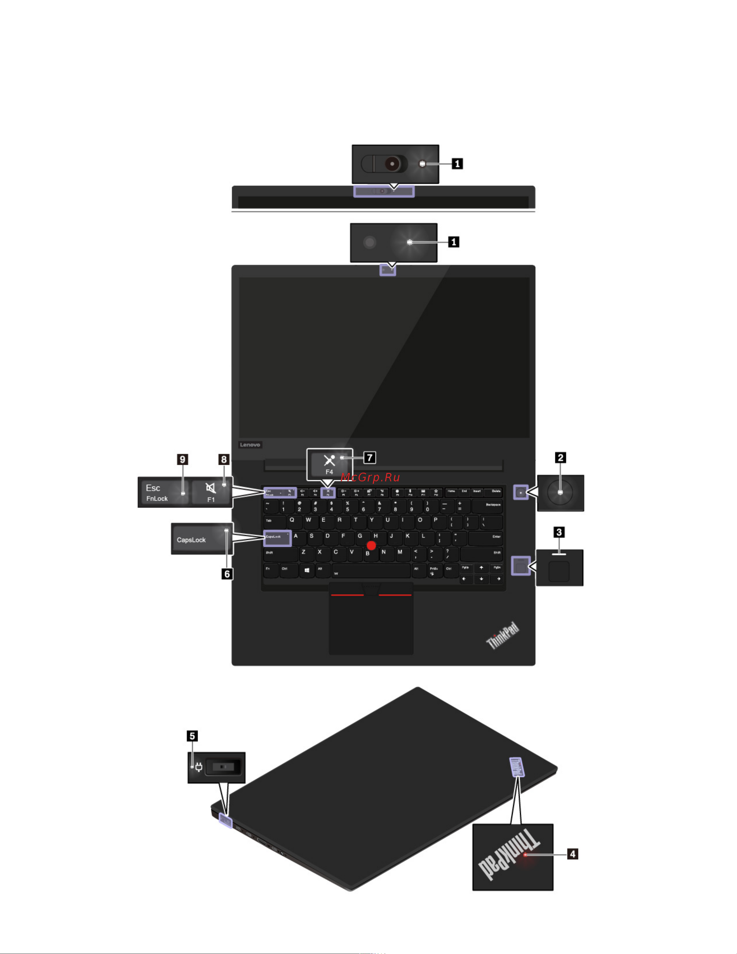 Lenovo ThinkPad P1 Руководство по эксплуатации онлайн [10/154] 710531