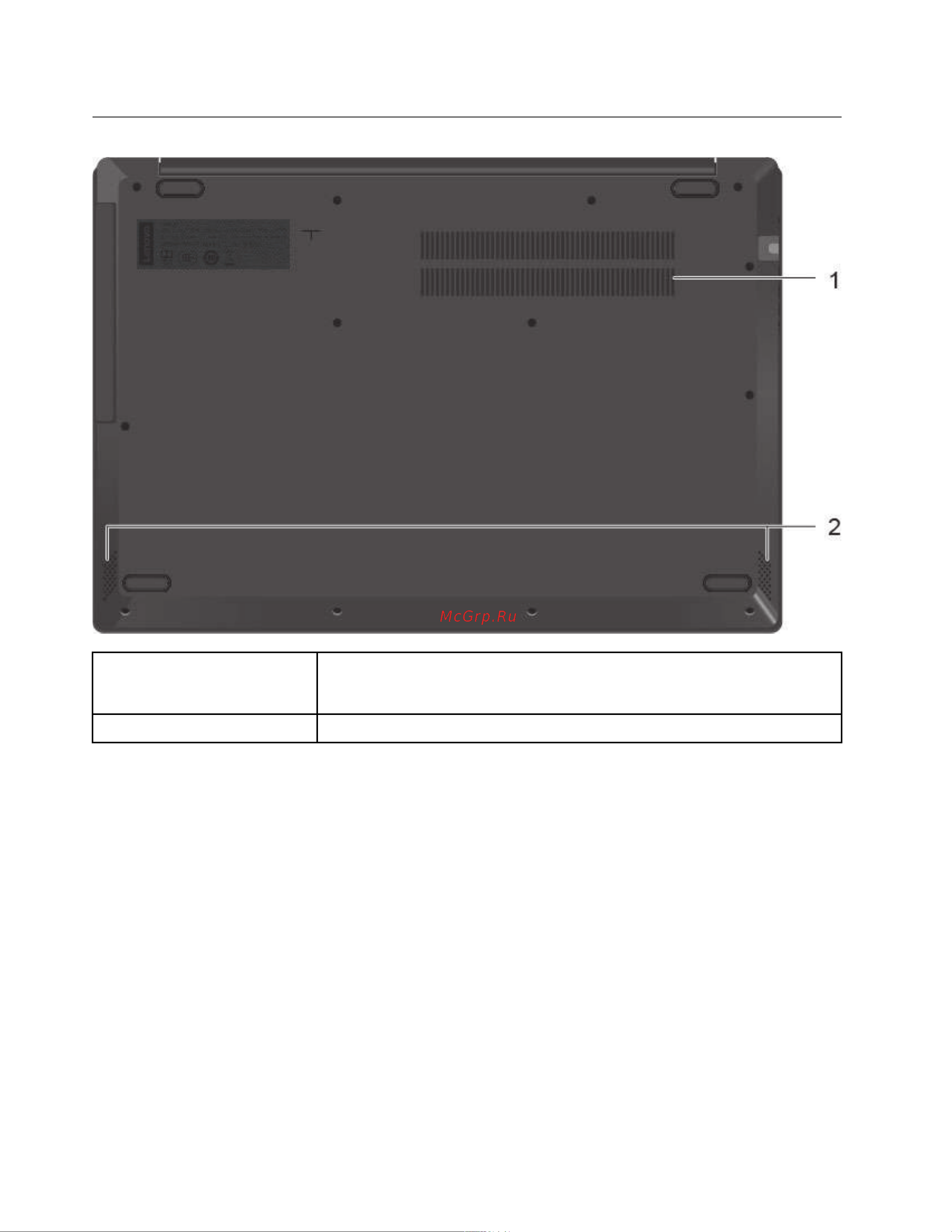 Lenovo V140-15IWL [10/78] Вид снизу
