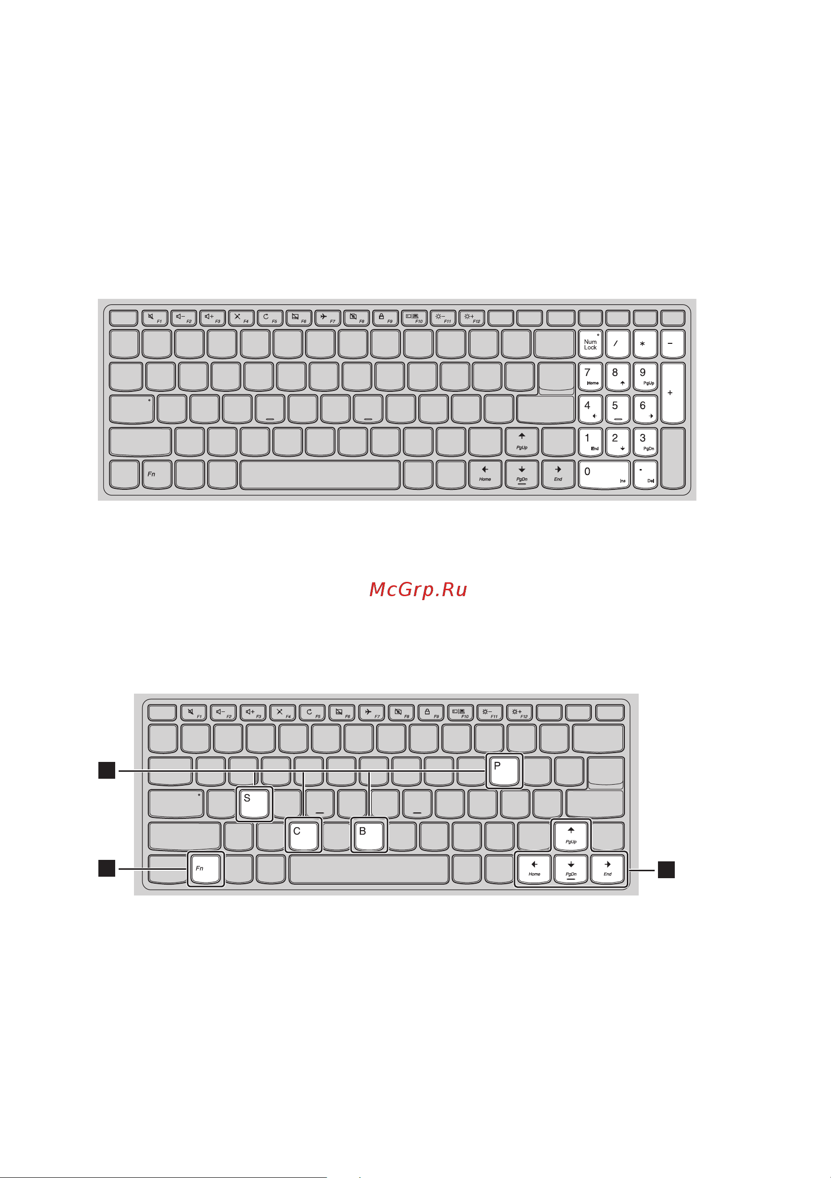 Lenovo V310-14ISK [8/42] Использование клавиатуры