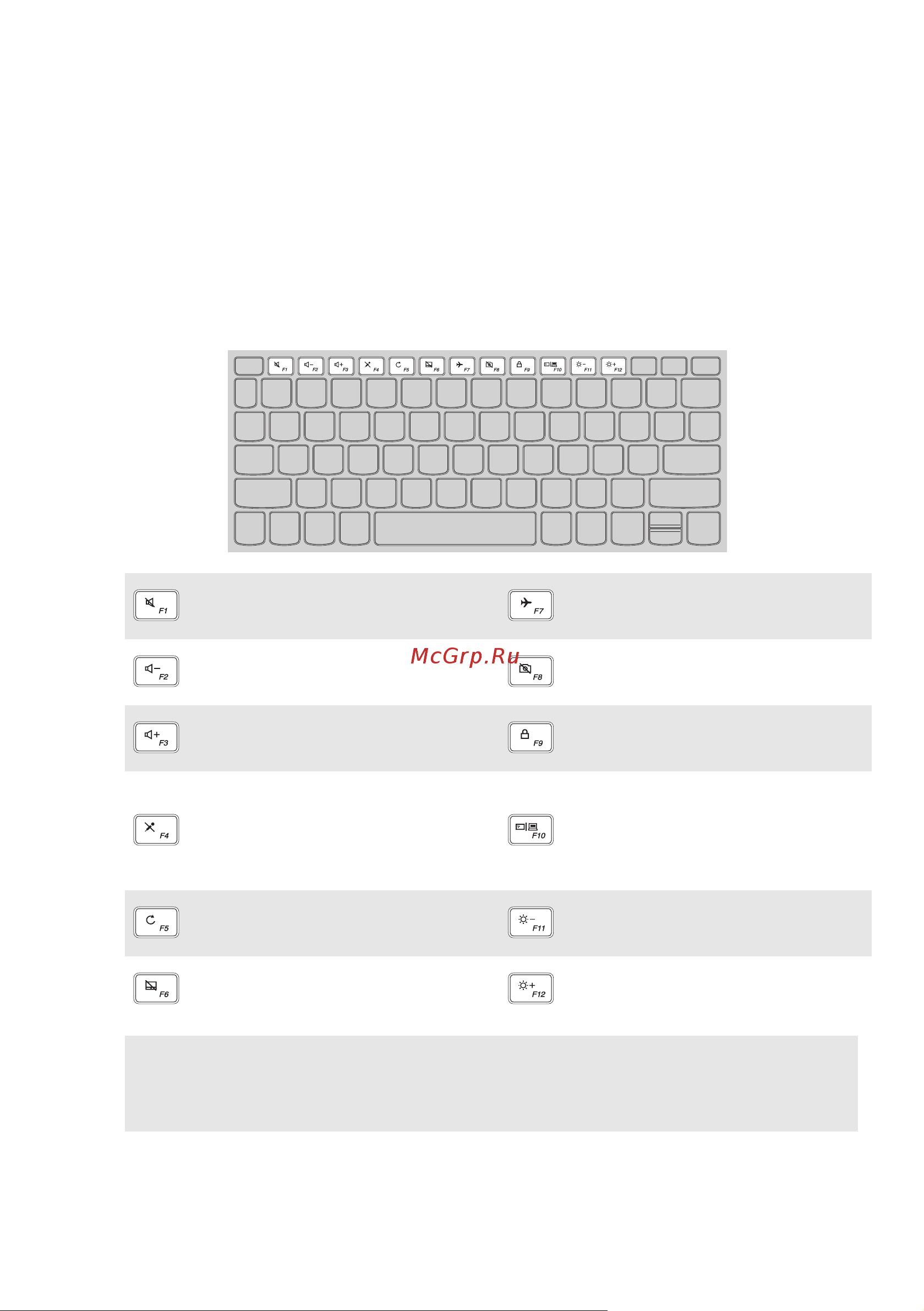 Lenovo Yoga 330R-11IGM [7/39] Использование клавиатуры
