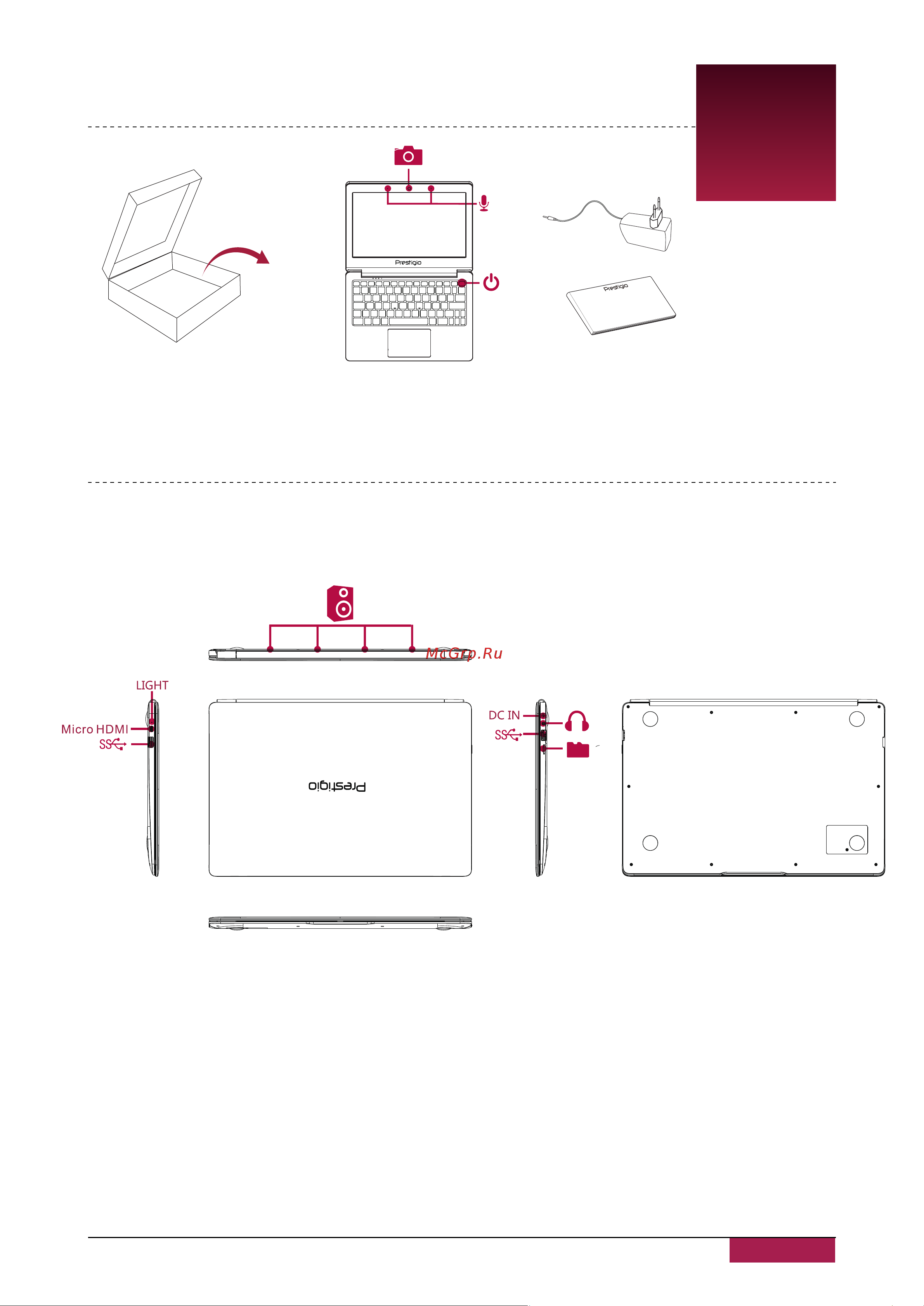 Prestigio Smartbook 133S (PSB133S) [5/16] Комплект поставки