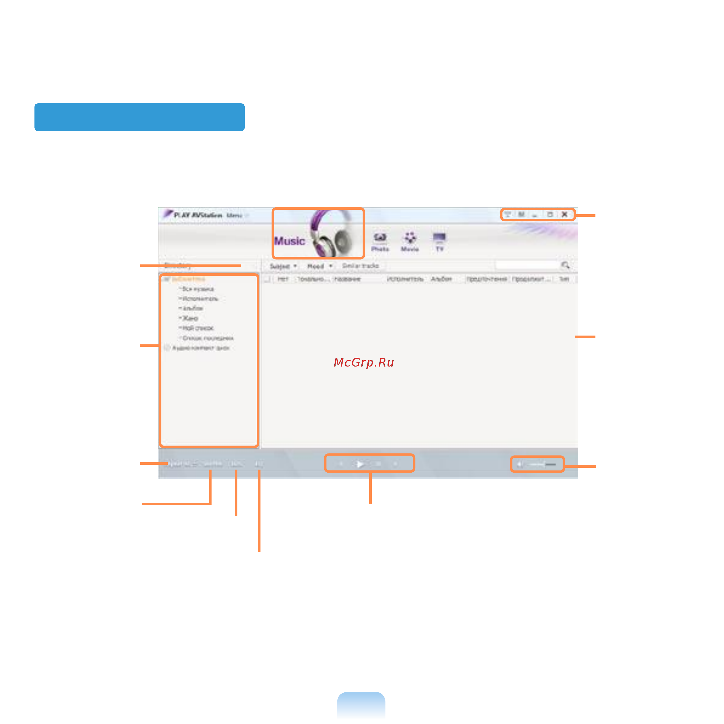Samsung NP-R20 [117/194] Музыкальная станция