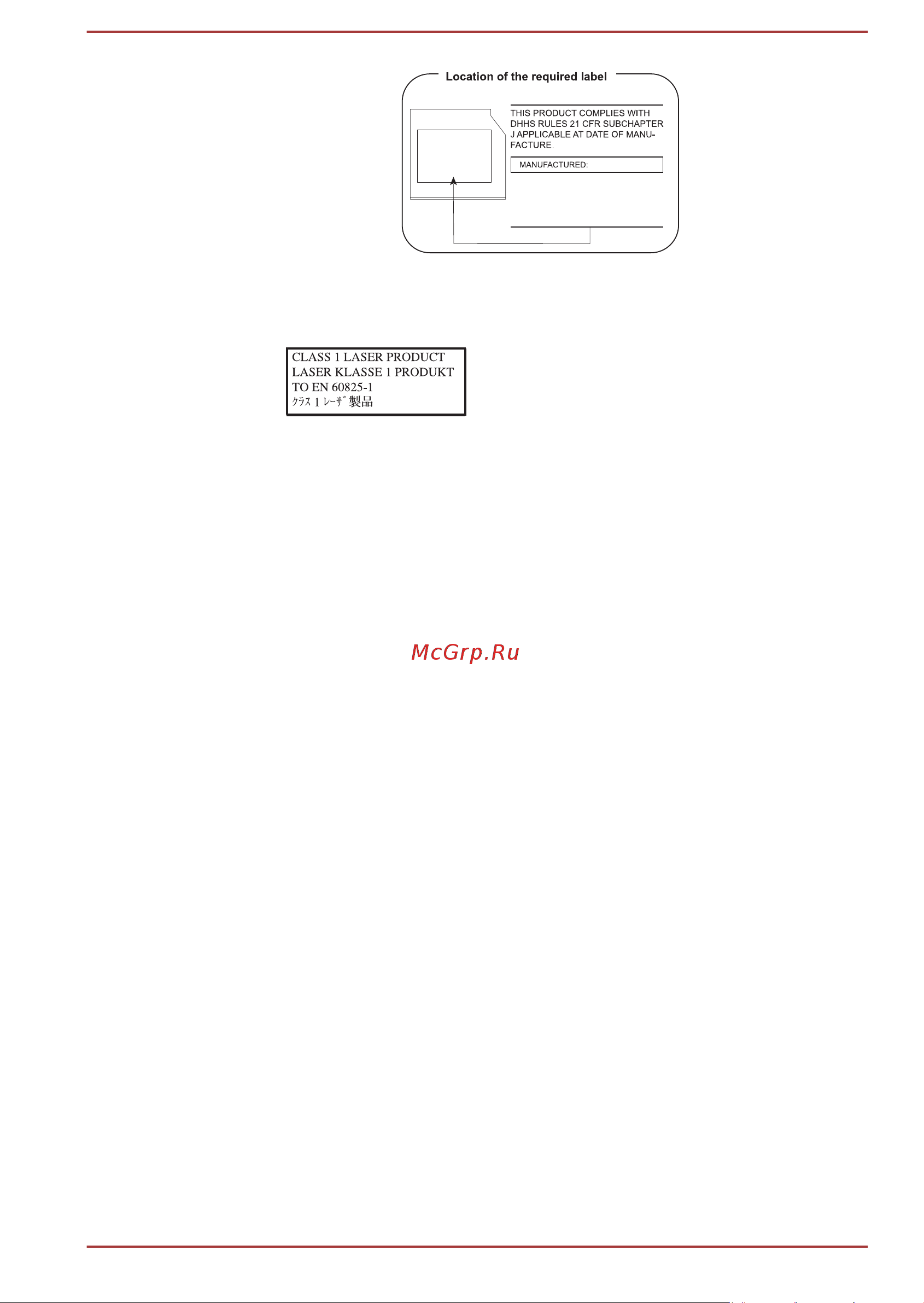 Toshiba Satellite Pro C840 (D) [15/195] Меры предосторожности