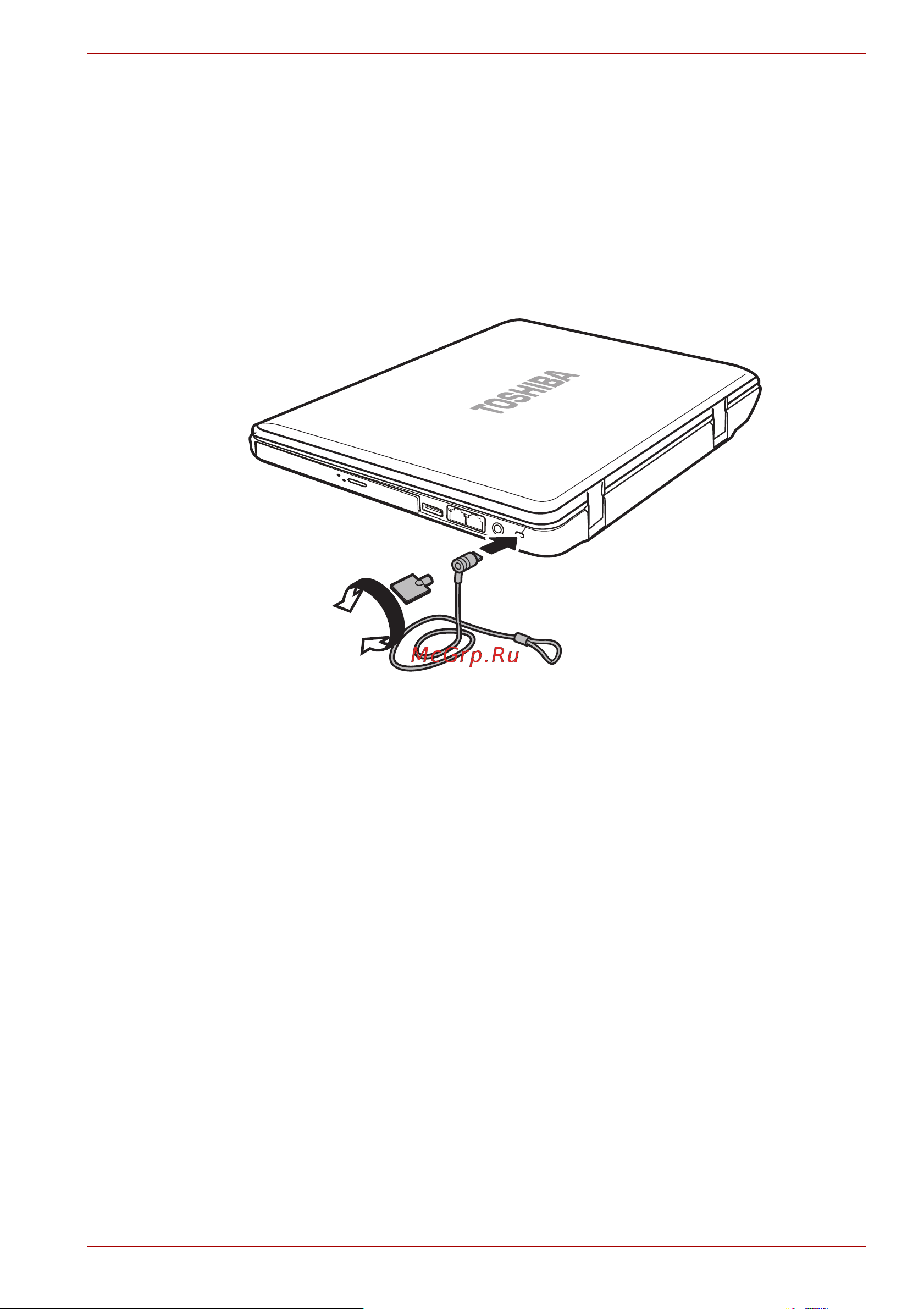 Toshiba Satellite U500 (D) [175/246] Защитный замок блокиратор