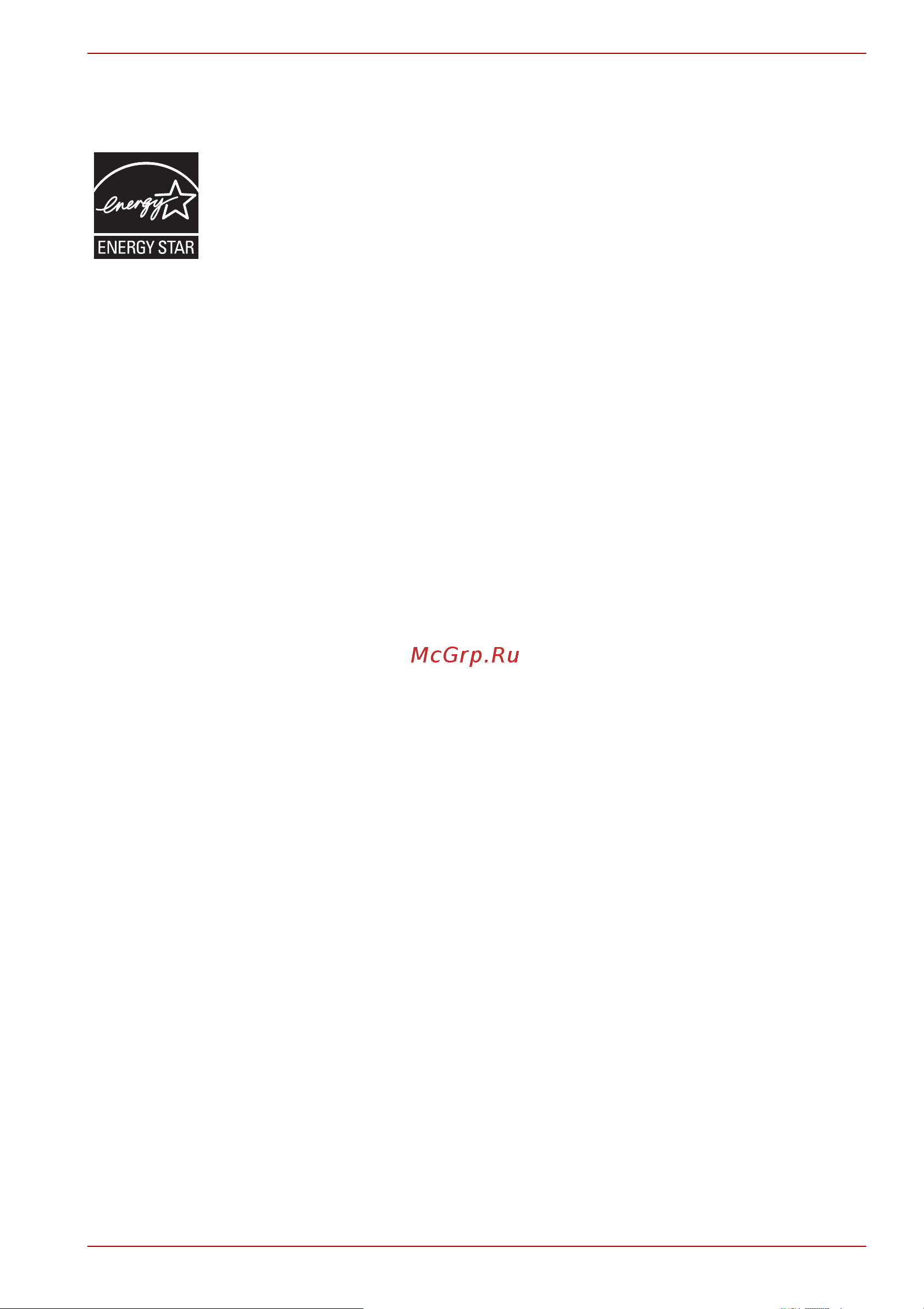 Toshiba Satellite X500 [8/251] Energy sta