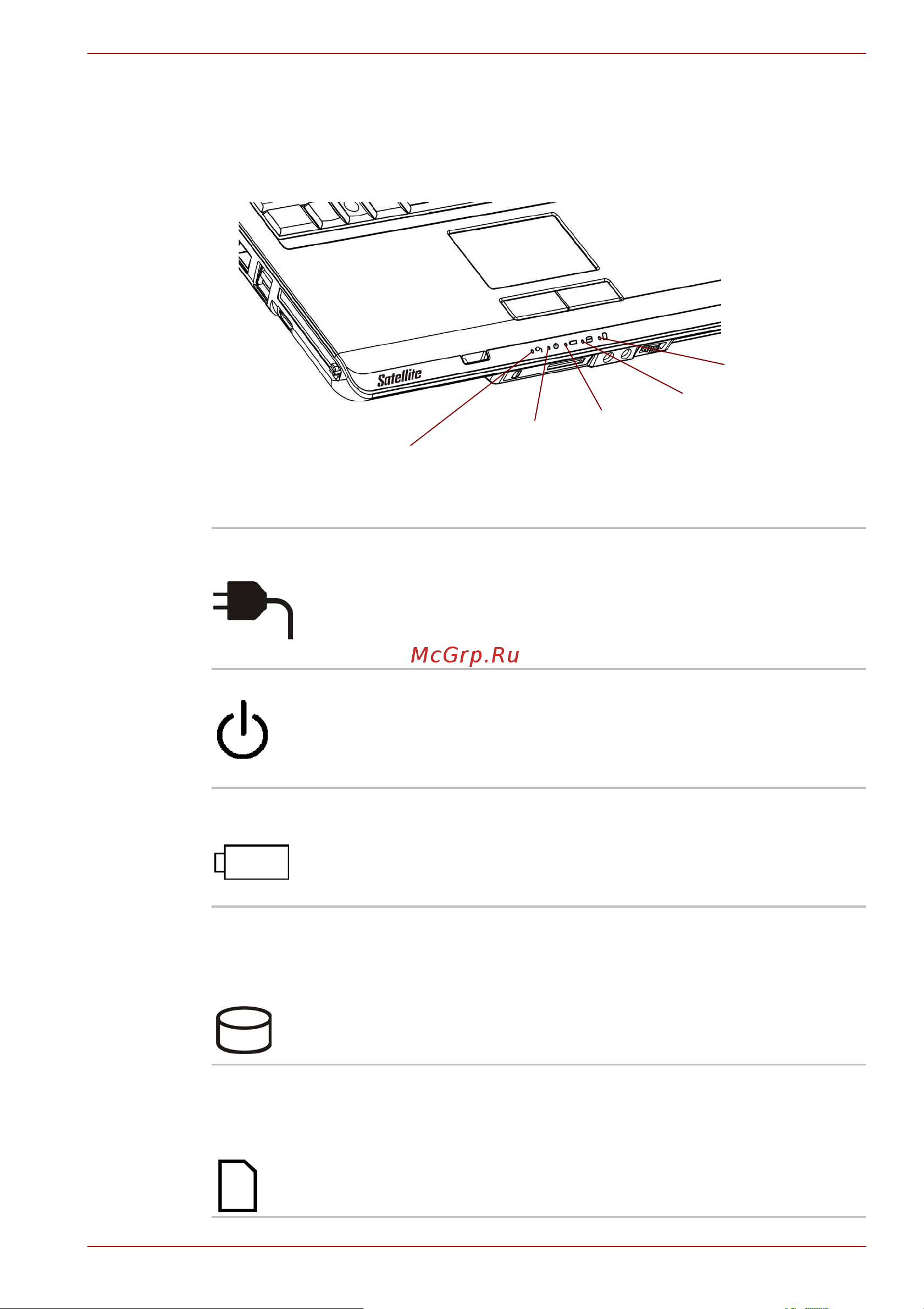 Toshiba Satellite Pro L350 (D) [51/195] Системные индикаторы