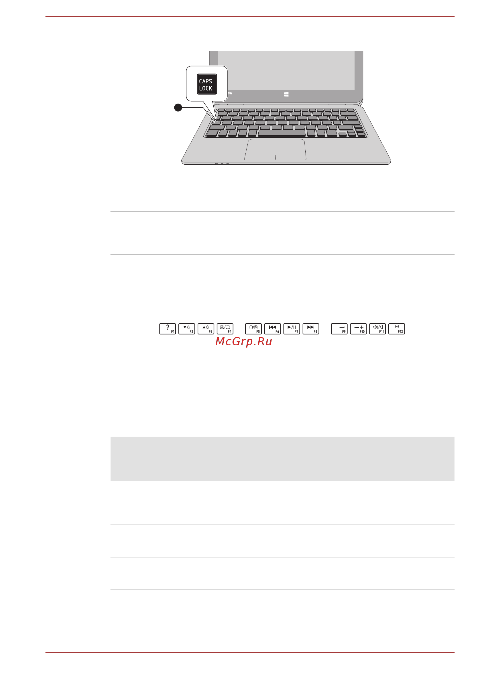 Toshiba Satellite Radius 11 CL15W-B [66/148] Функциональная клавиша
