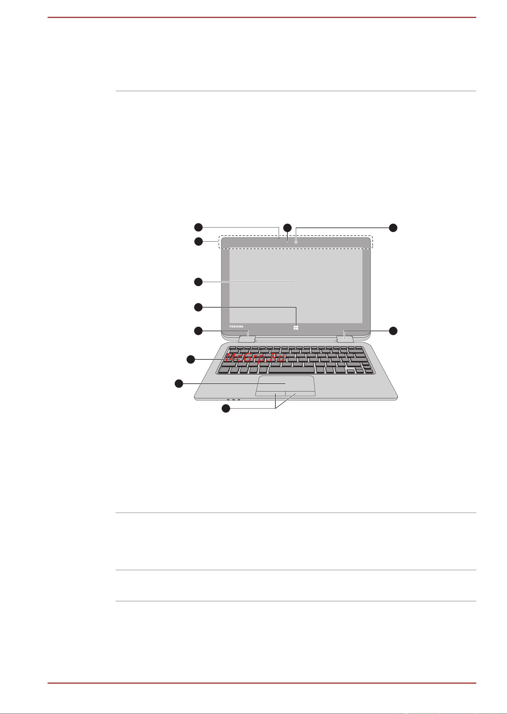 Toshiba Satellite Radius 11 L15W-B [51/148] Вид спереди с открытым дисплеем cl10w b l10w b