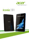 Acer Iconia B1-A71 Руководство по эксплуатации