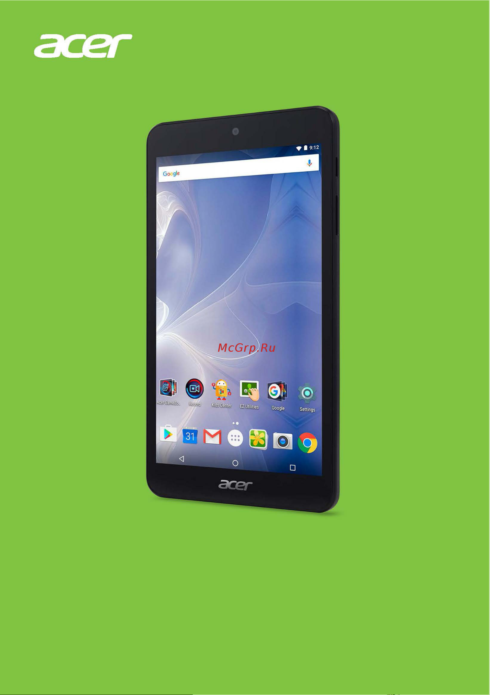 Acer Iconia One 7 B1-780 Руководство по эксплуатации онлайн
