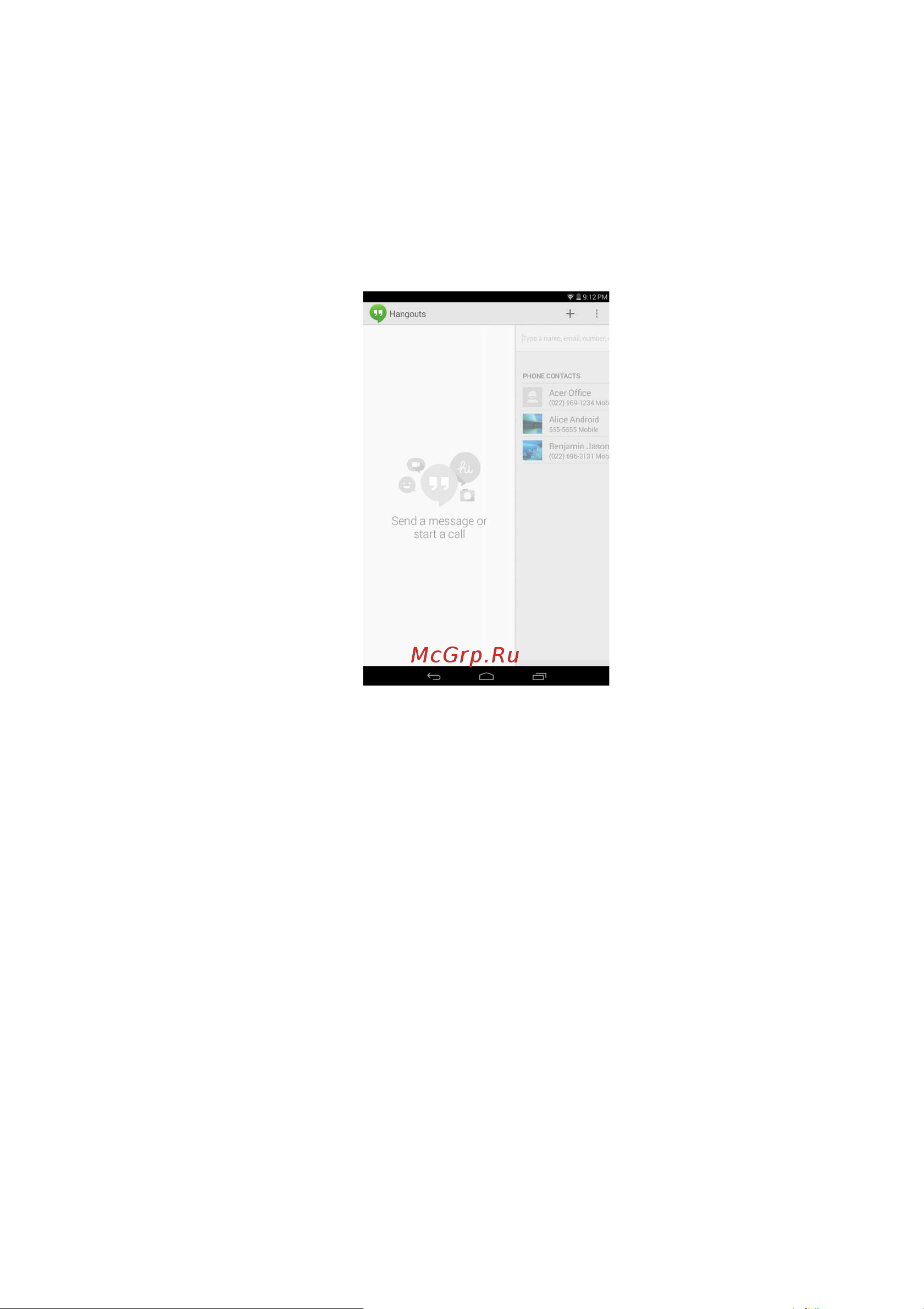 Acer Iconia Tab 8 A1-840 (FHD) [31/62] Google hangouts