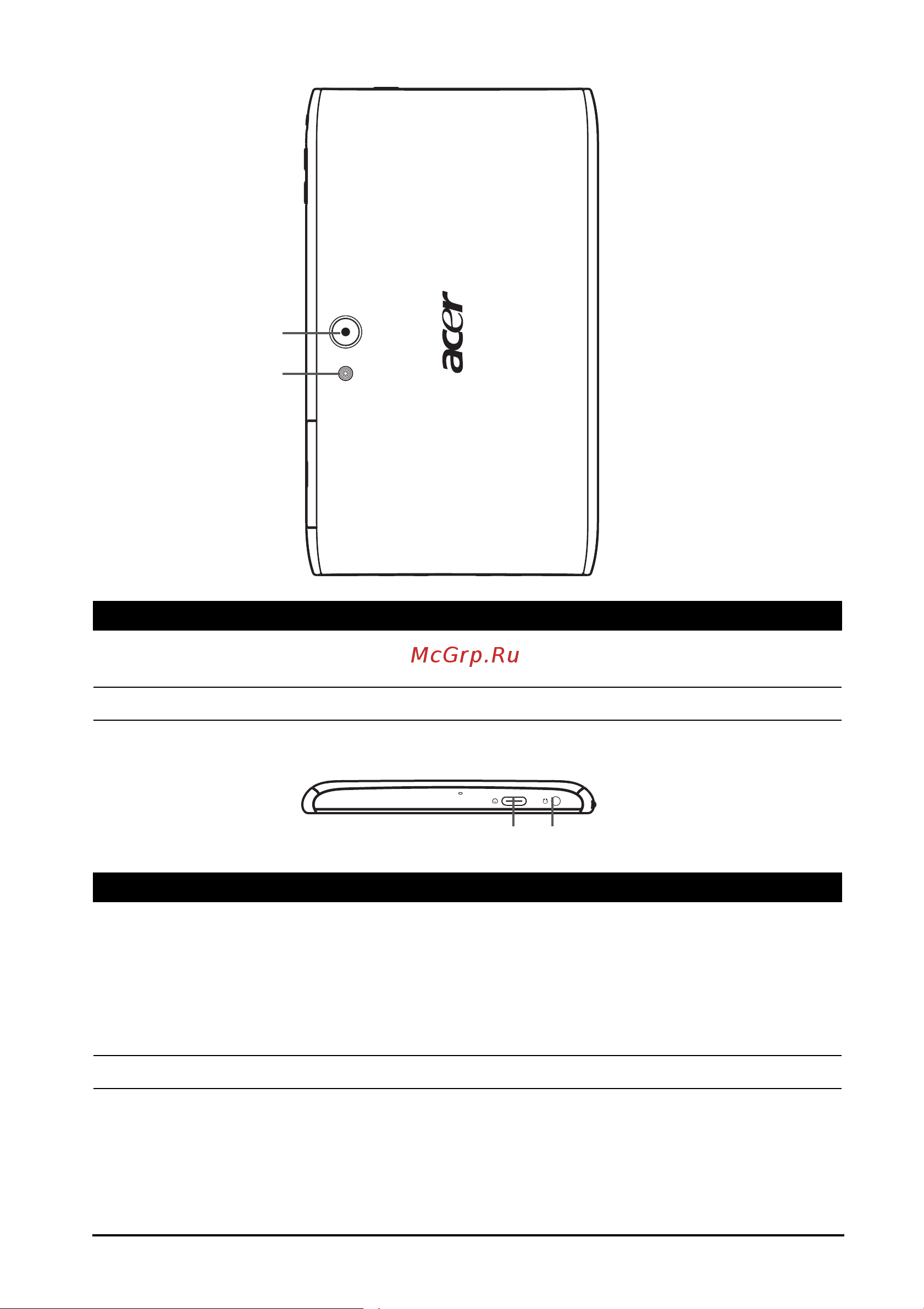 Acer Iconia Tab A101 [10/87] Вид сзади вид