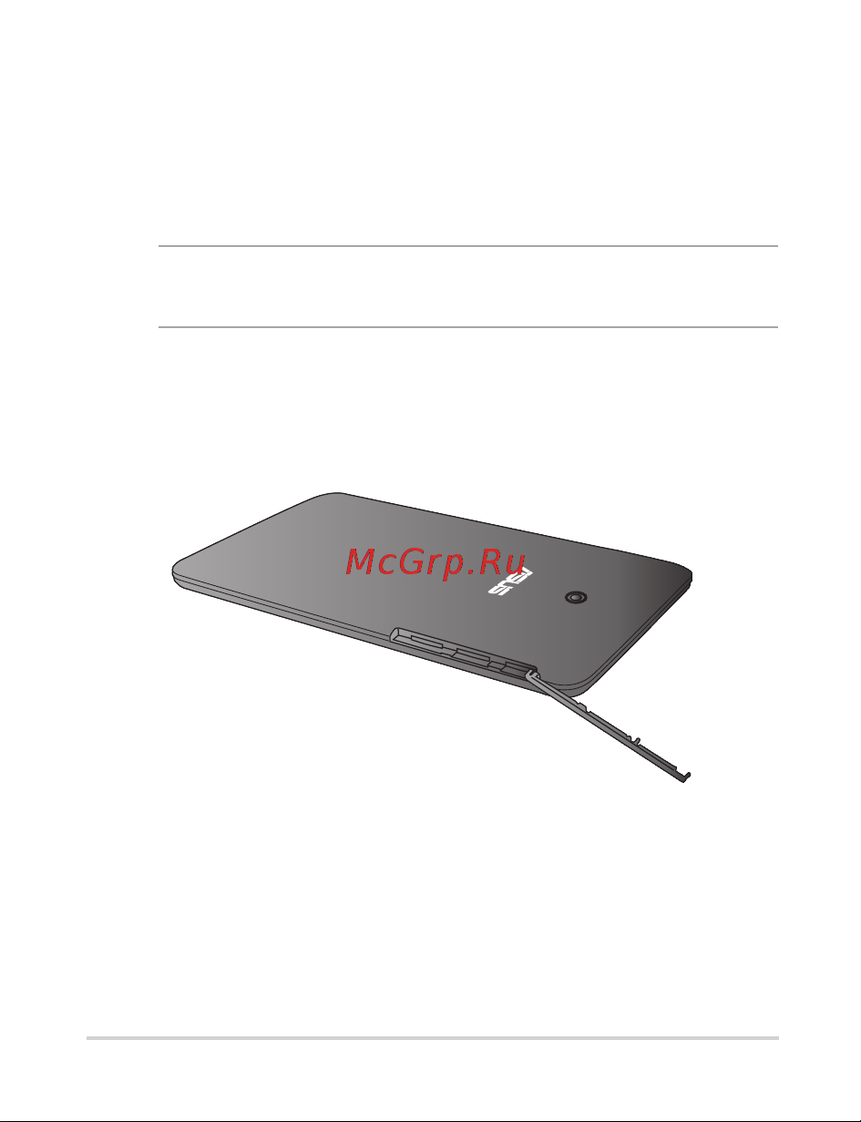 Asus Fonepad 7 (FE170CG) [10/22] Установка карты micro sim