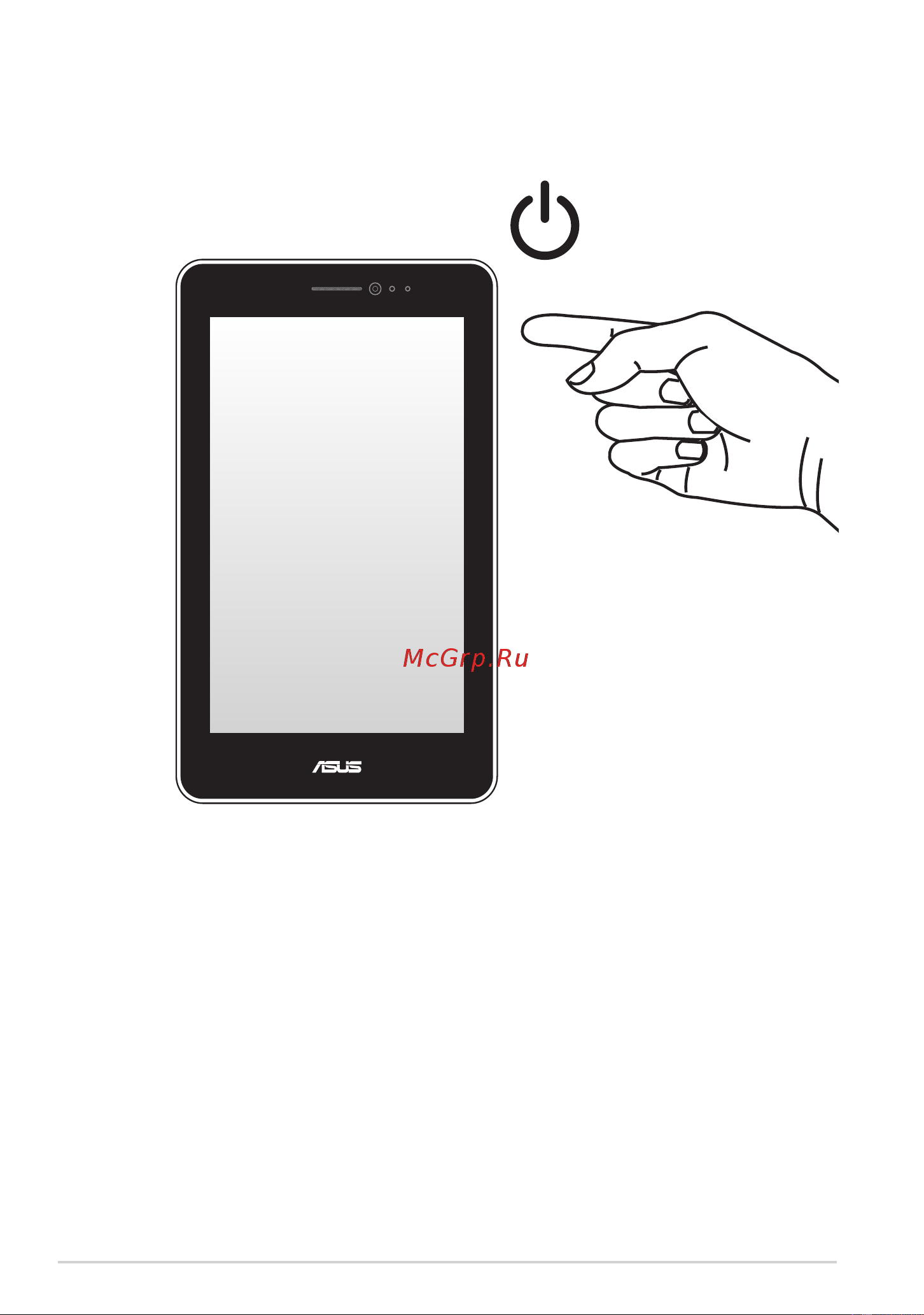 Asus Fonepad 7 Single SIM (ME175CG) [28/100] Включение планшета