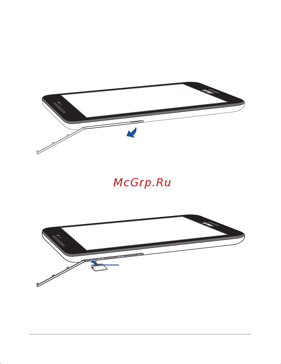 Asus Fonepad 8 (FE380CG) [11/22] Установка карты microsd