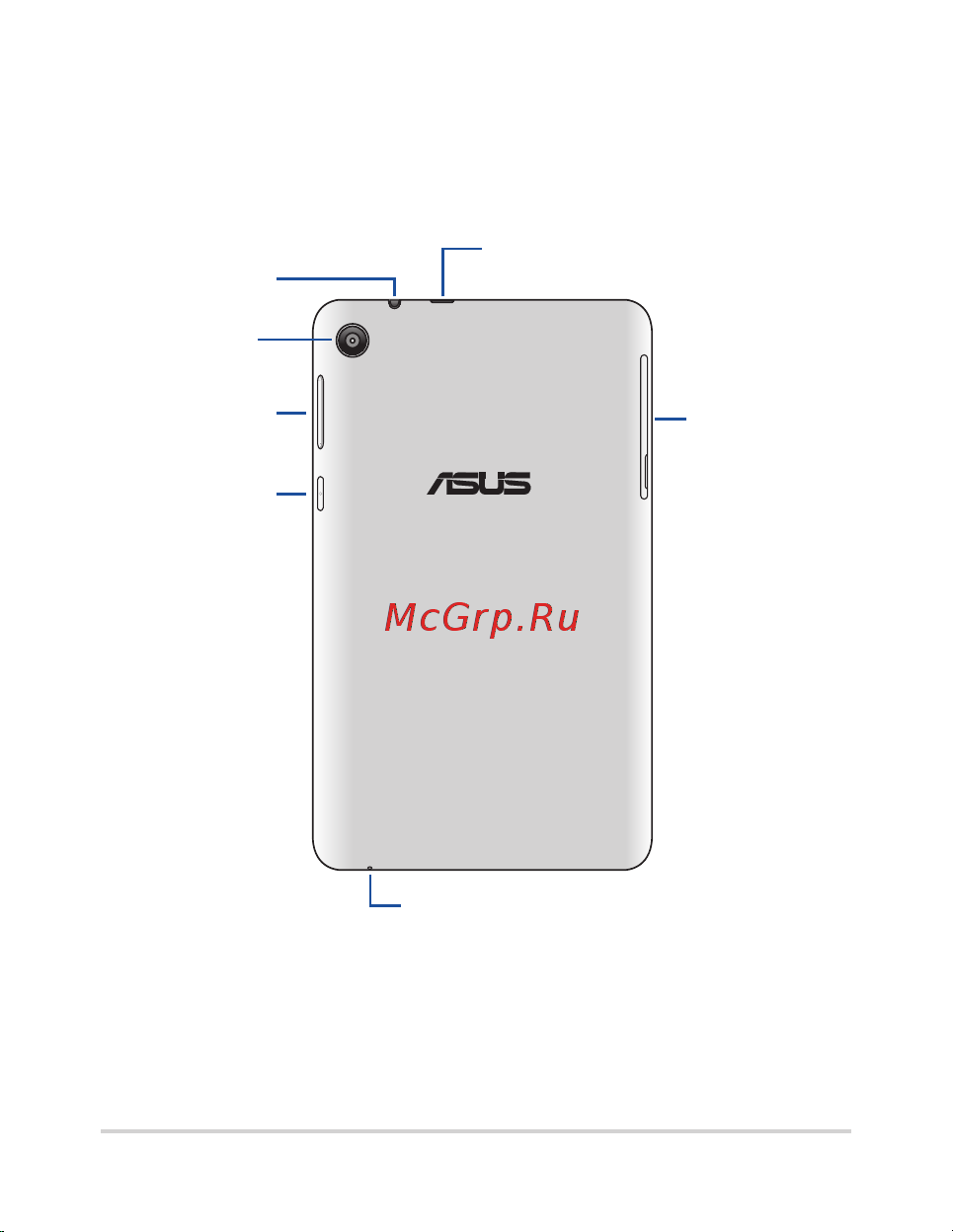 Asus Fonepad 8 (FE380CG) [5/22] Вид сзади