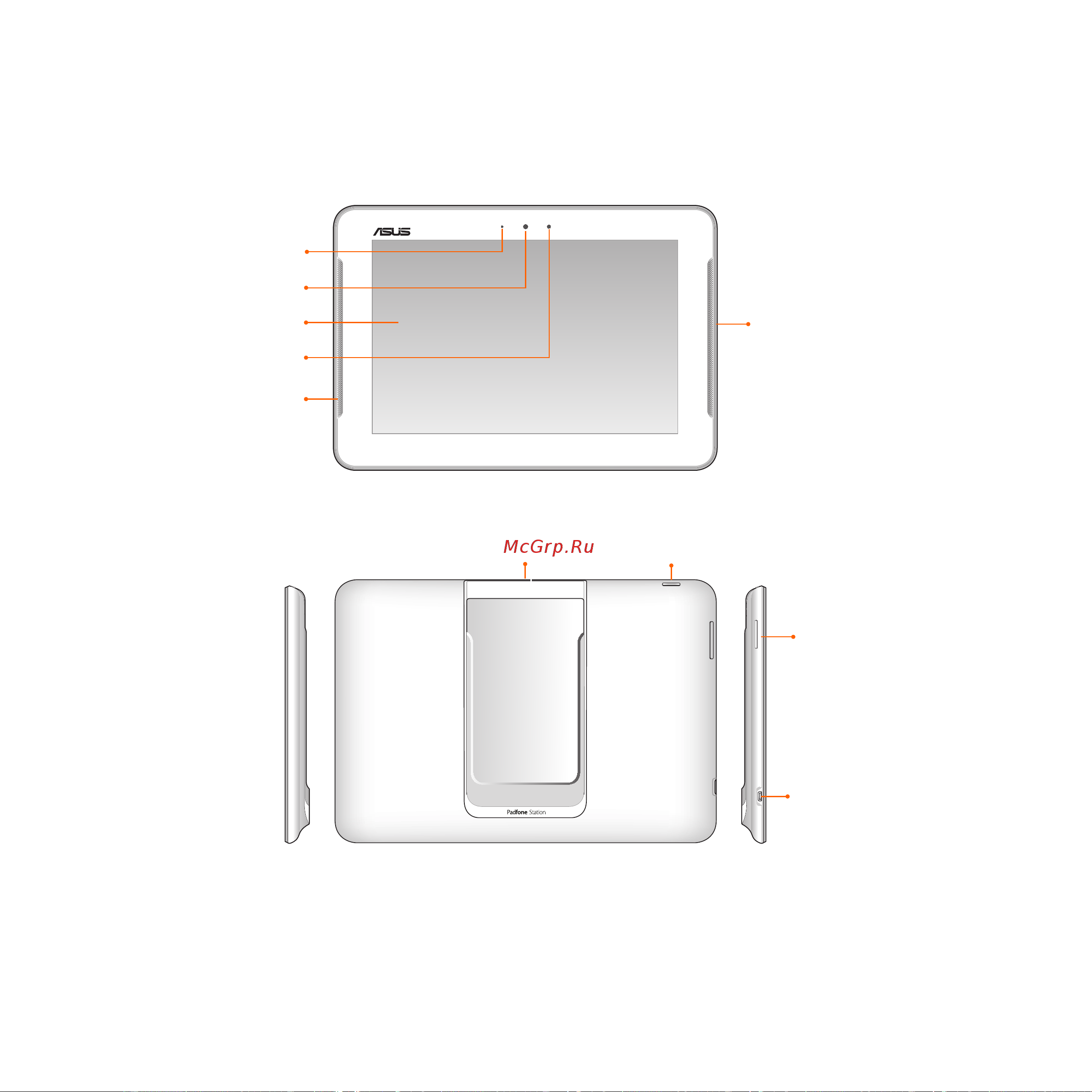 Asus PadFone S (PF500KL) [15/154] Наличие док станции зависит от страны или региона