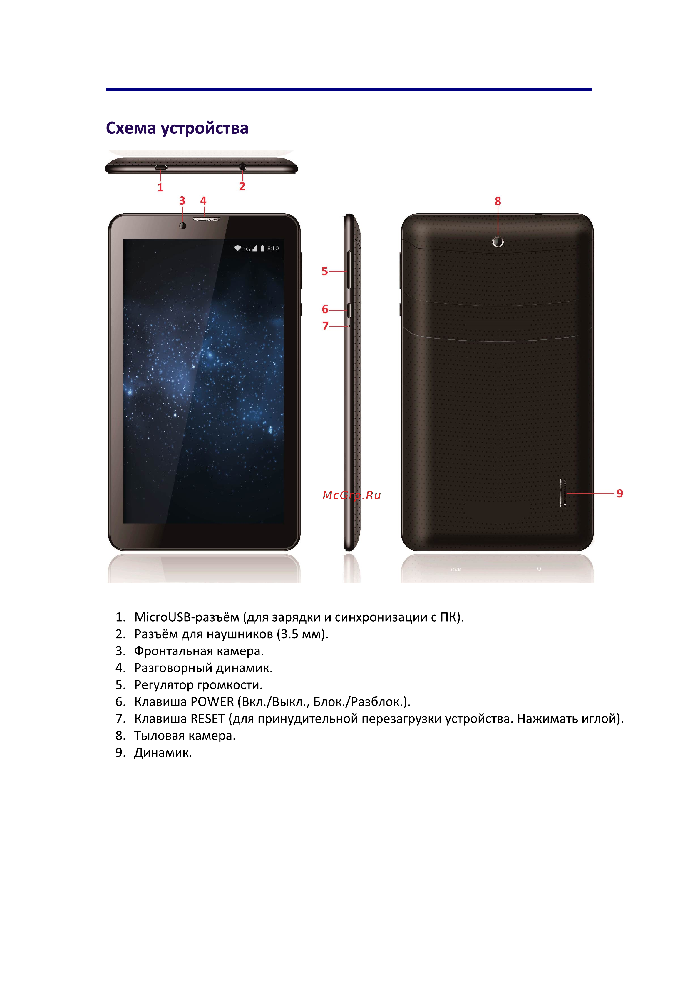 DEXP Ursus S570 Руководство по эксплуатации онлайн [8/16] 711203