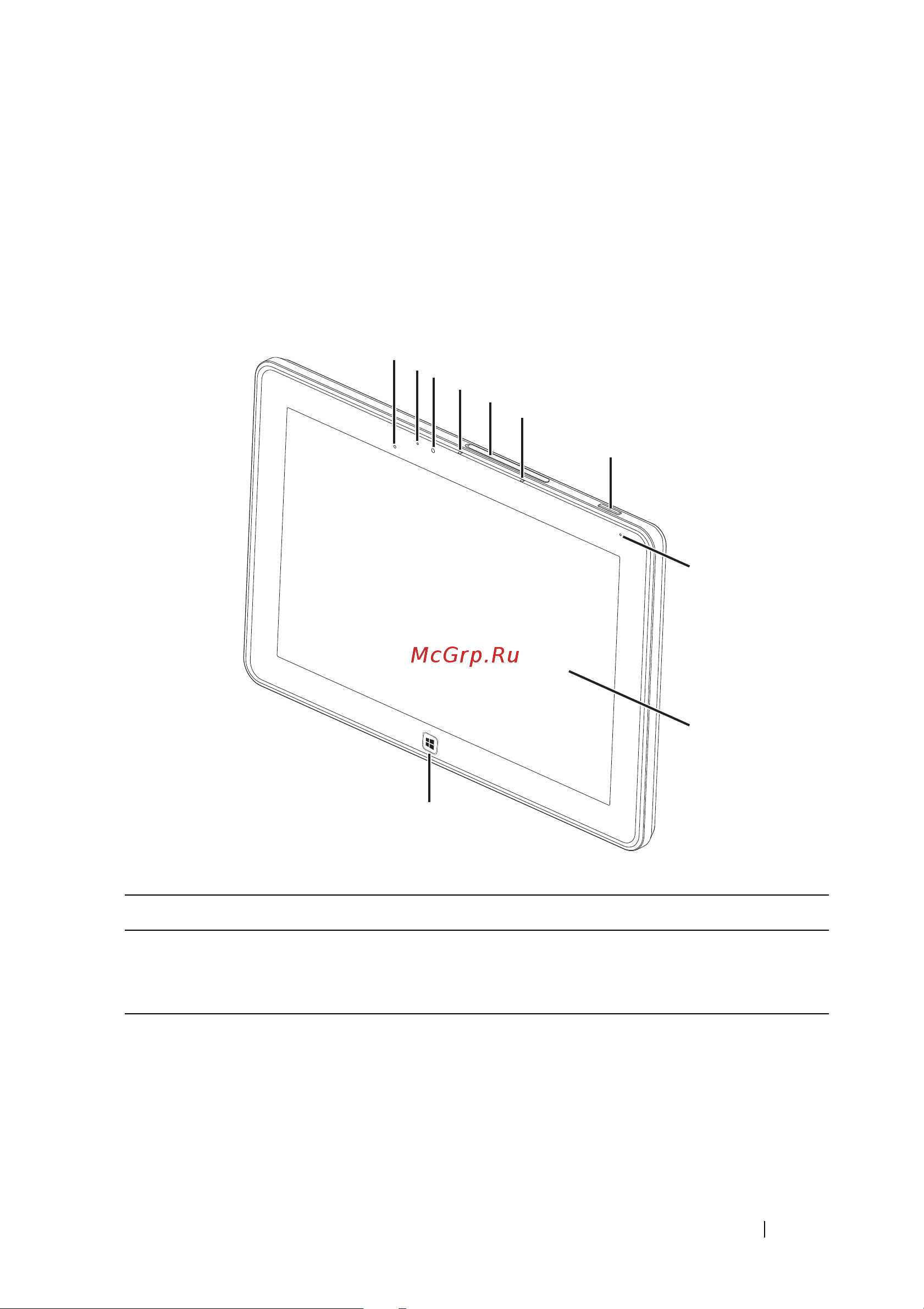 Dell XPS 10 Tablet [5/58] Ýëåìåíòû ïëàíøåòíîãî ïê xps 10