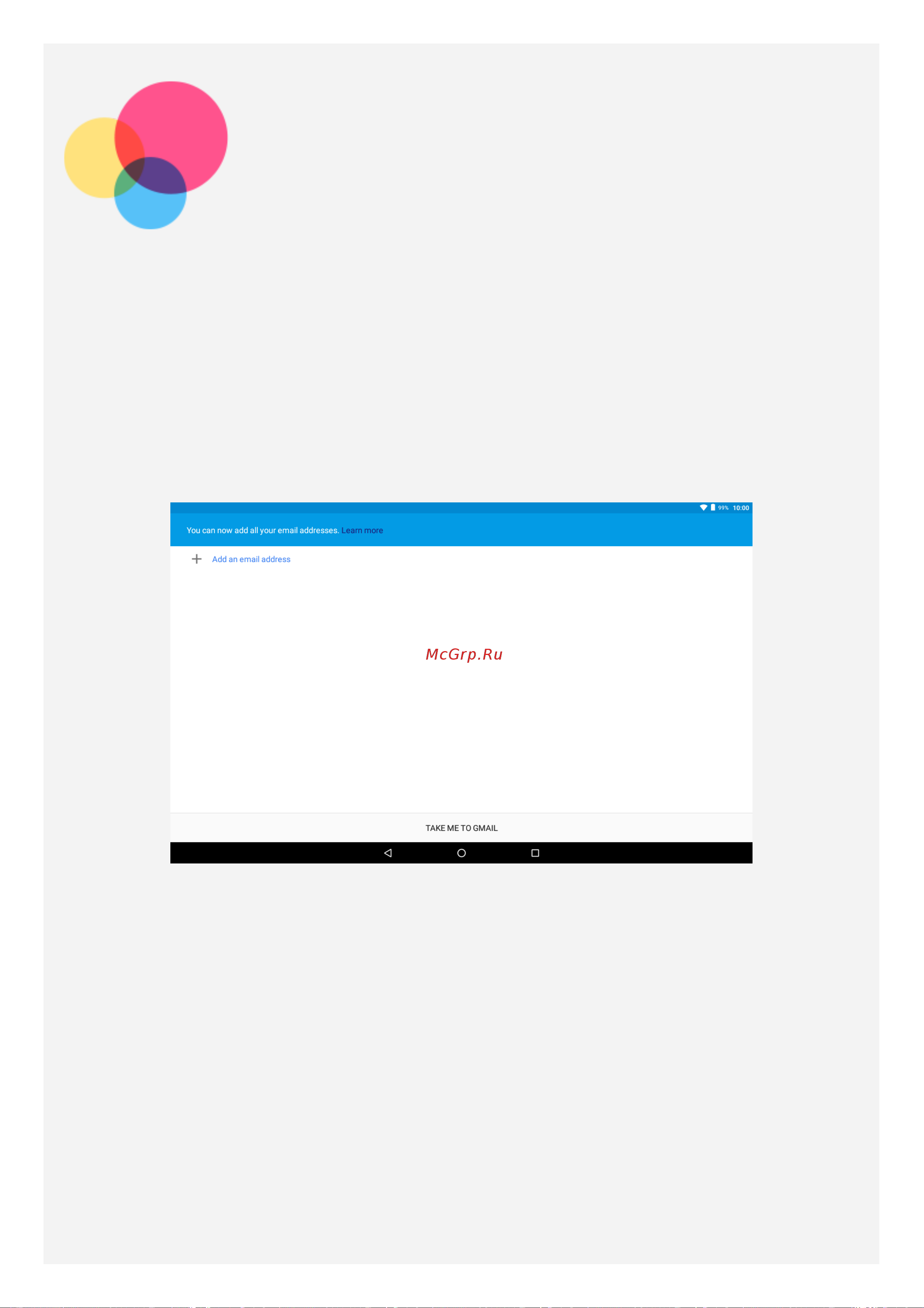 Lenovo TAB4 8 (TB-8504F (X)) [15/27] Использование gmail