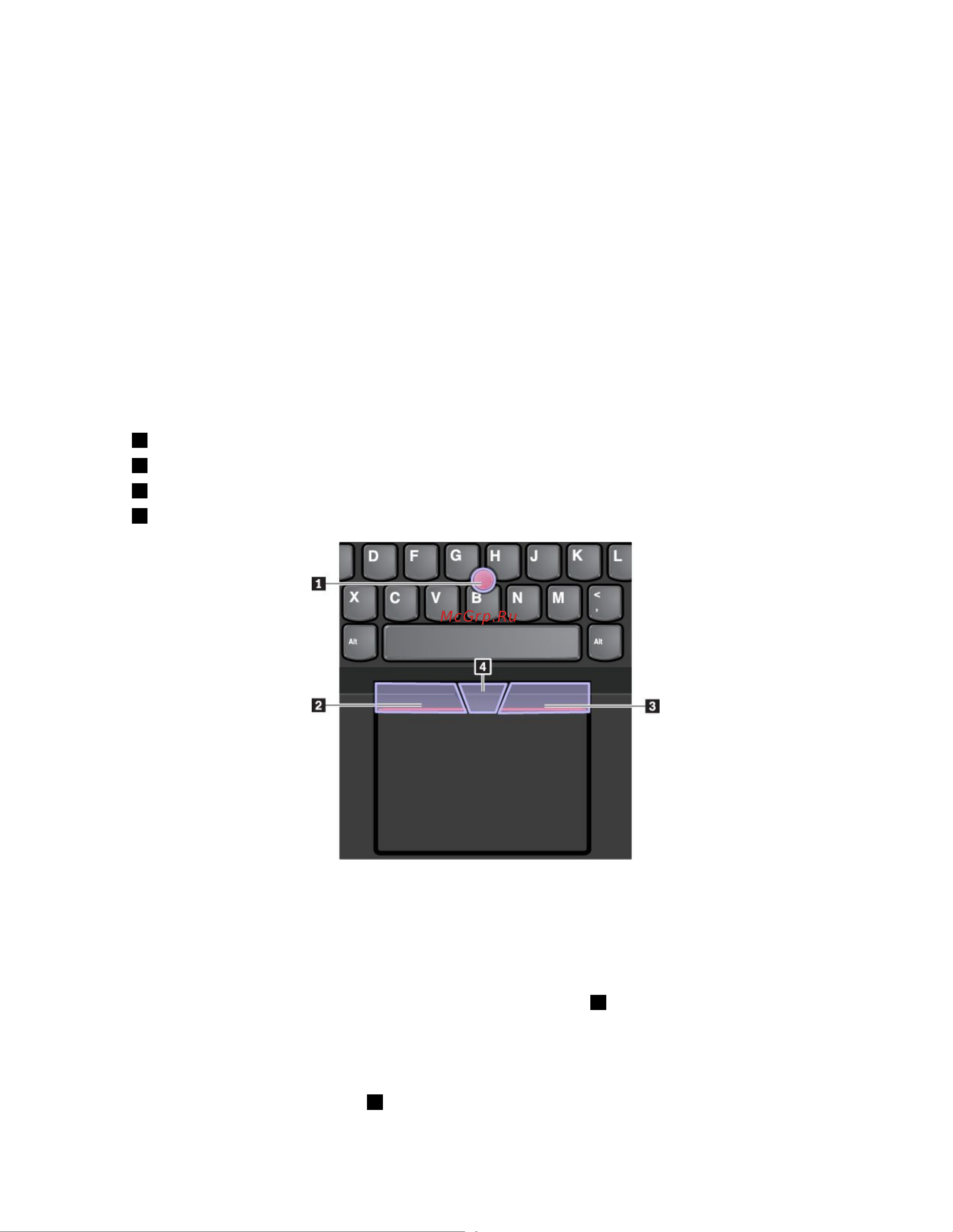 Lenovo ThinkPad X1 Tablet Gen 2 [57/104] Использование манипулятора trackpoint