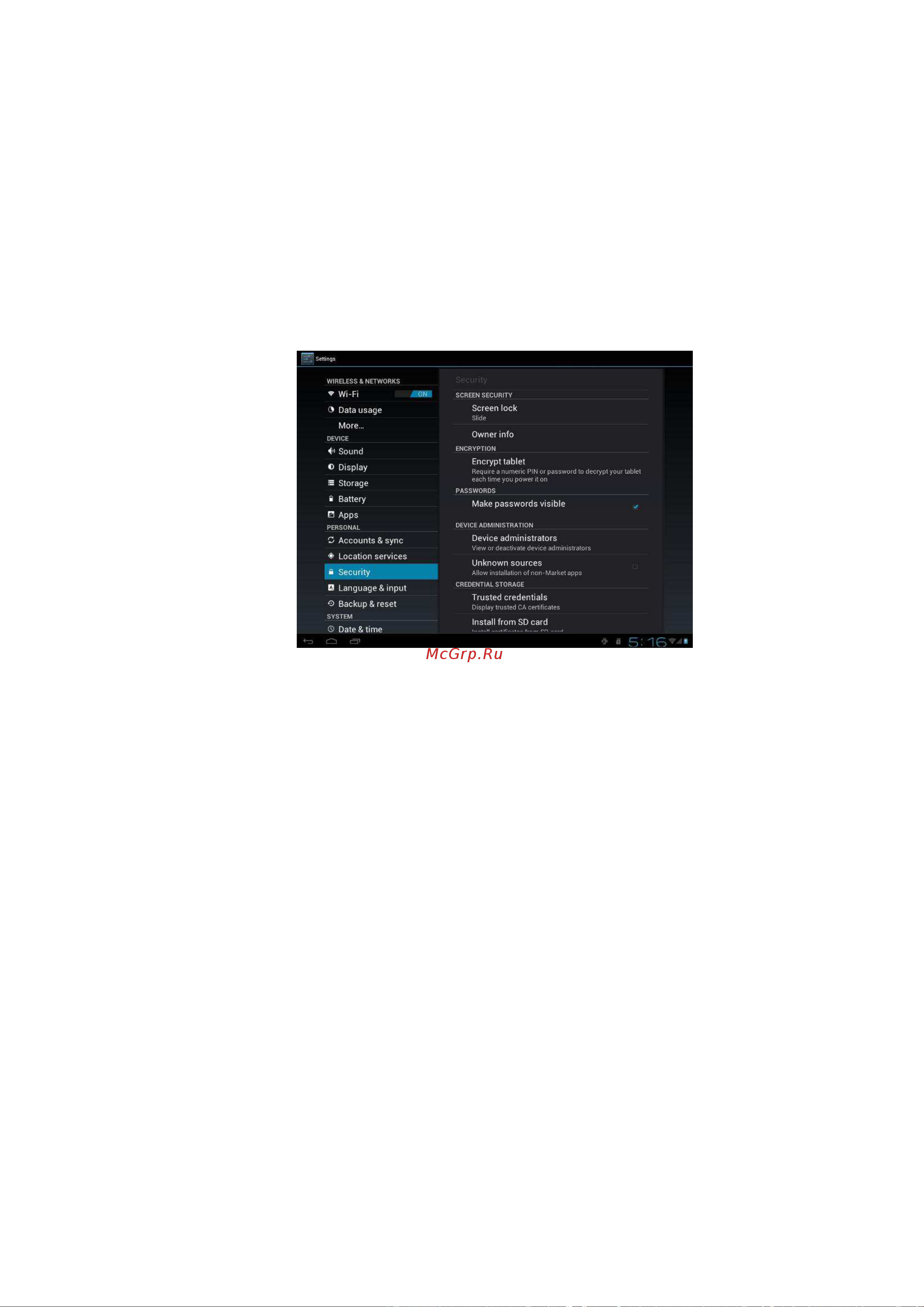 Prestigio MultiPad 9.7 ULTRA(PMP5197DULTRA) Руководство по эксплуатации онлайн [36/40] 711811