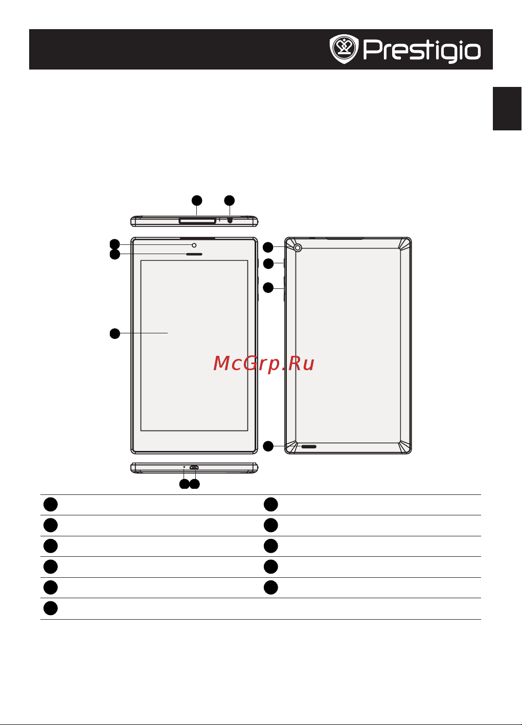 Prestigio MultiPad COLOR 8.0 3G (PMT5887_3G) [25/104] Pakendis olevad esemed