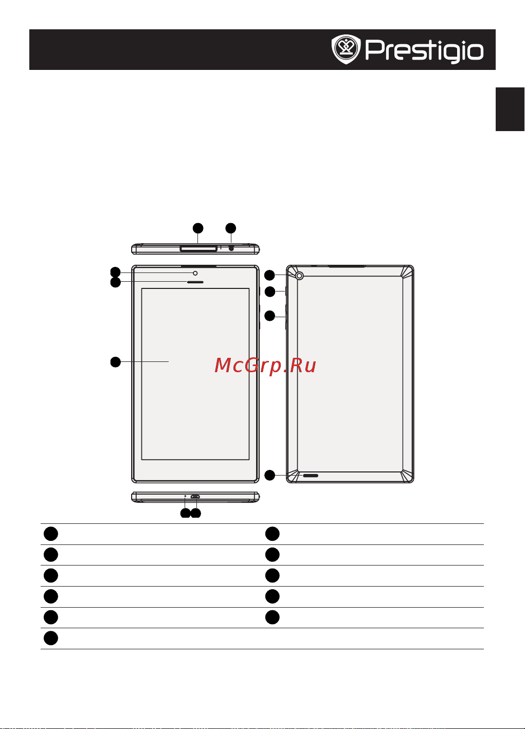 Prestigio MultiPad COLOR 8.0 3G (PMT5887_3G) [69/104] Widok tabletu