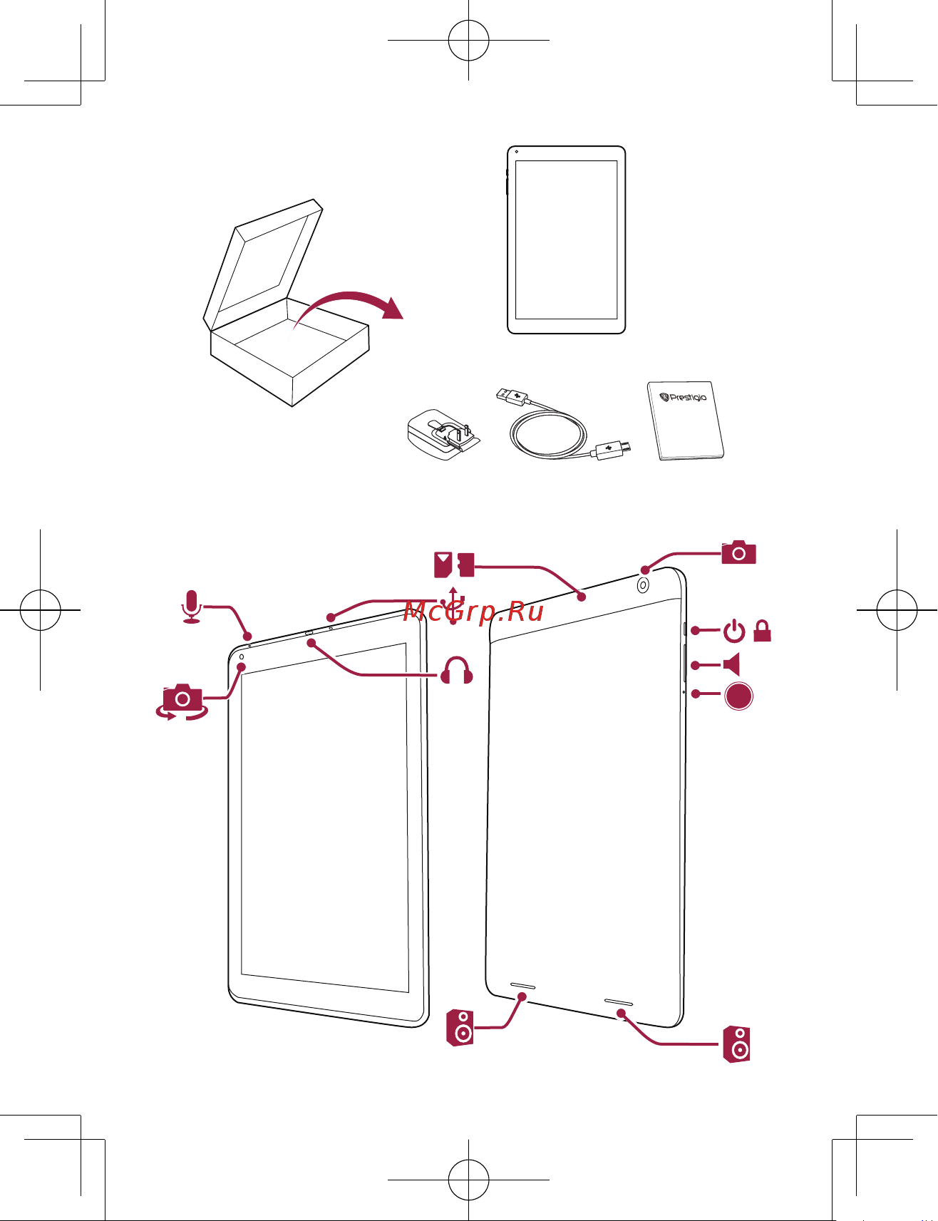 Prestigio MultiPad MUZE 5001 3G (PMT5001_3G) Руководство по эксплуатации онлайн