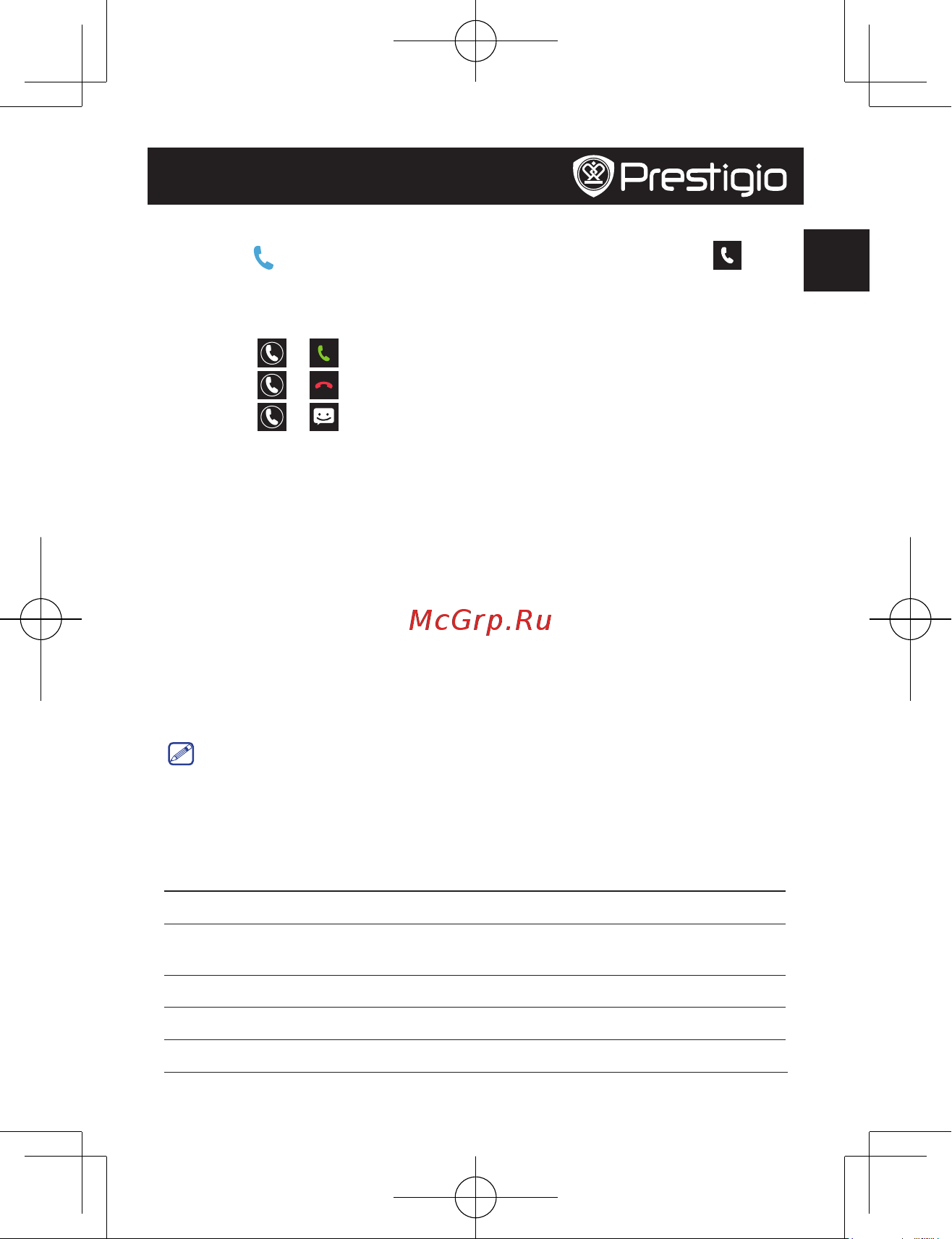 Prestigio MultiPad RANGER 8.0 3G (PMT3287_3G) [19/104] Přijetí či odmítnutí hovoru
