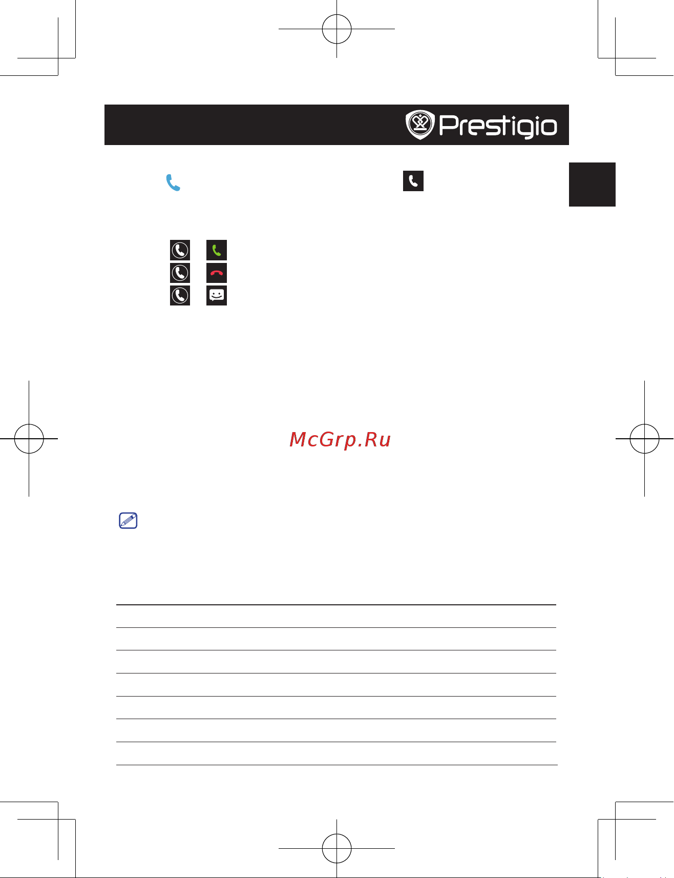Prestigio MultiPad RANGER 8.0 3G (PMT3287_3G) [43/104] Odgovaranje na poziv ili odbijanje