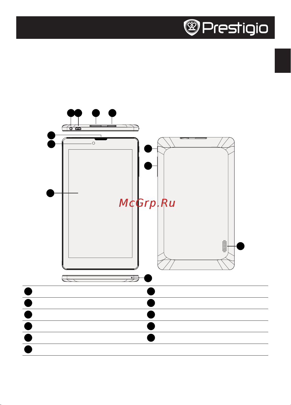 Prestigio MultiPad RIDER 7.0 3G* (PMP3007C3G) [25/104] Pakendis olevad esemed
