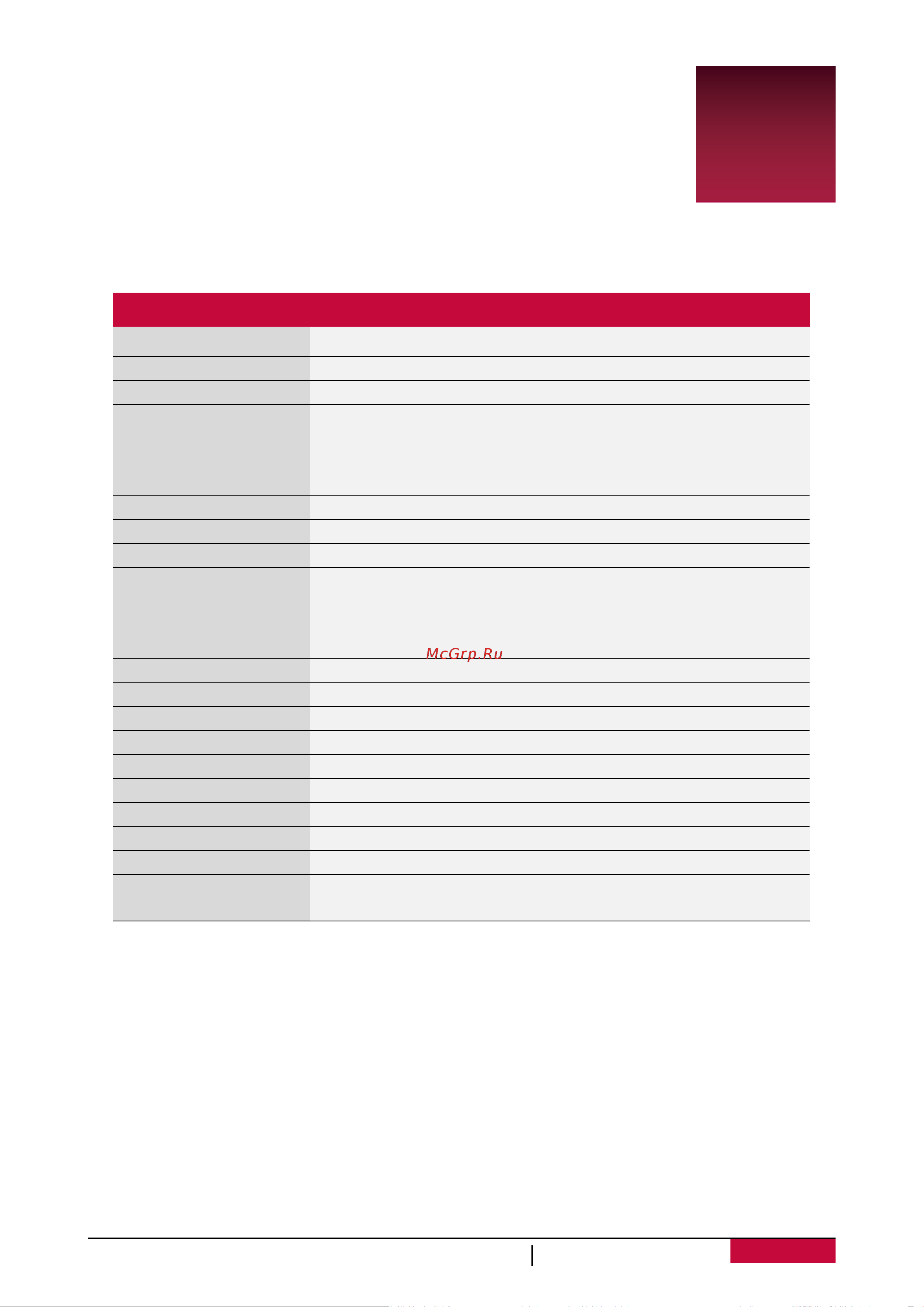 Prestigio MultiPad Visconte (PMP810F3GWH) [24/26] Технические характеристики