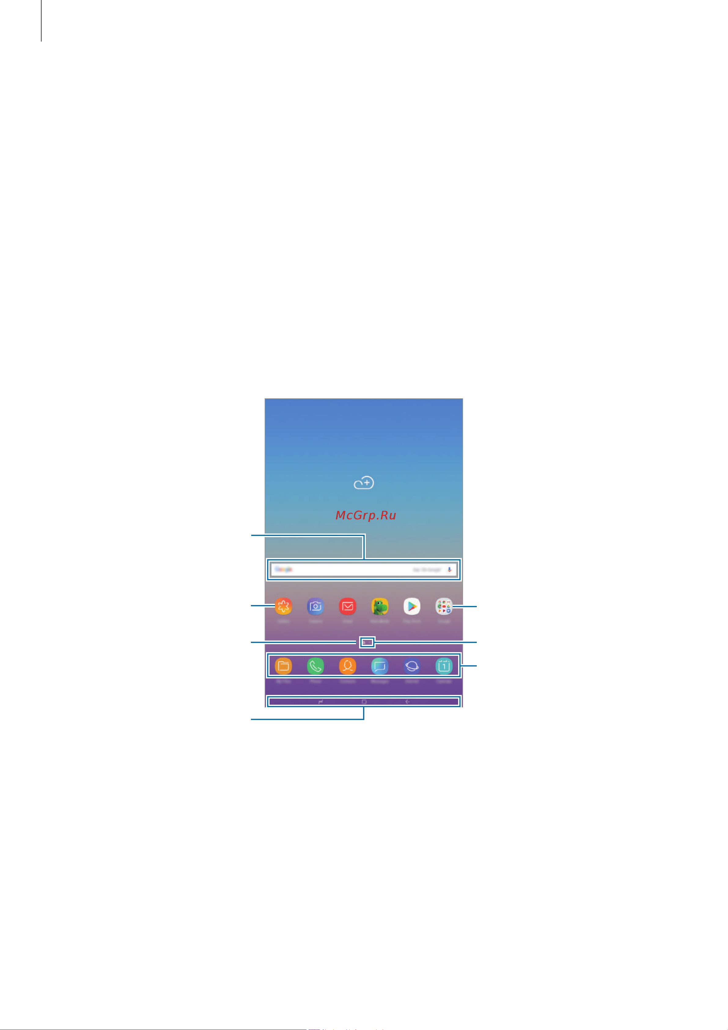 Samsung SM-T595 Galaxy Tab A 10.5 [35/158] Главный экран и экран приложений