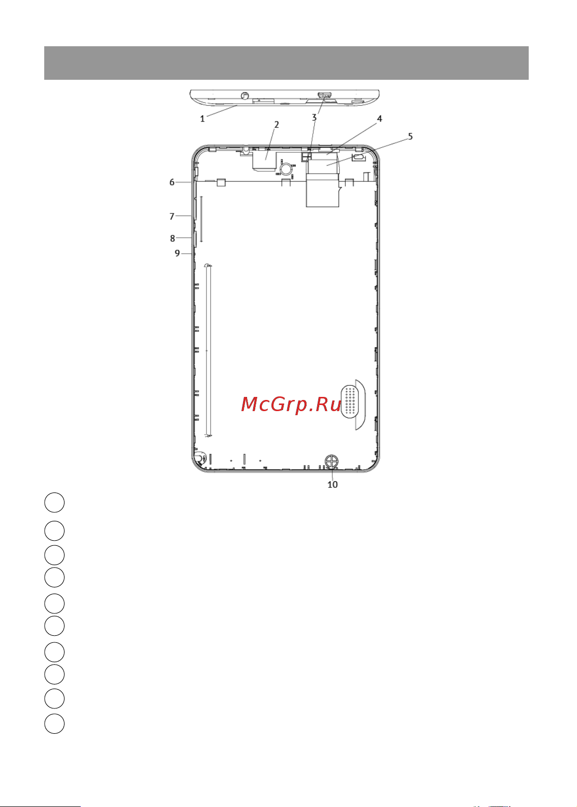 Texet TM-7896 X-pad QUAD 7.2 3G 8ГБ [15/58] Общий вид планшетного компьютера
