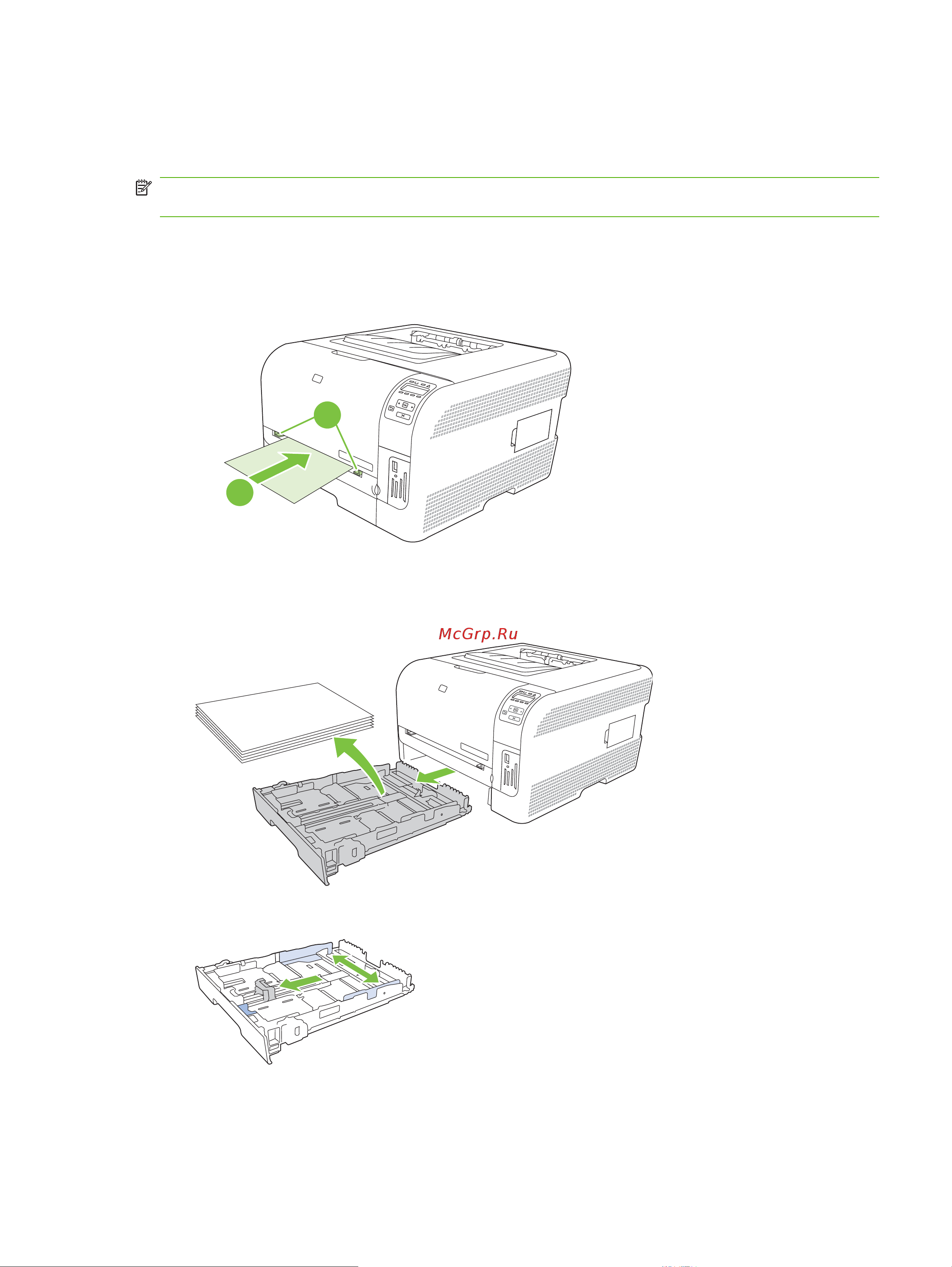 HP Color LaserJet CP1510 [37/188] Бумага и носители для печати