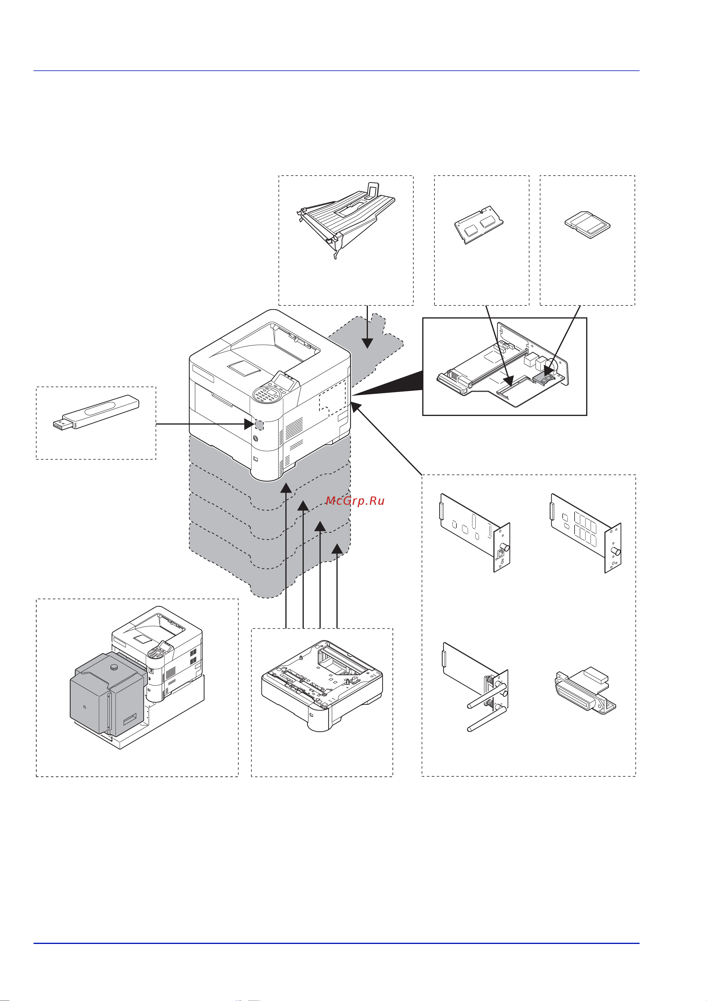 Kyocera FS-4300DN [108/133] Об опциях