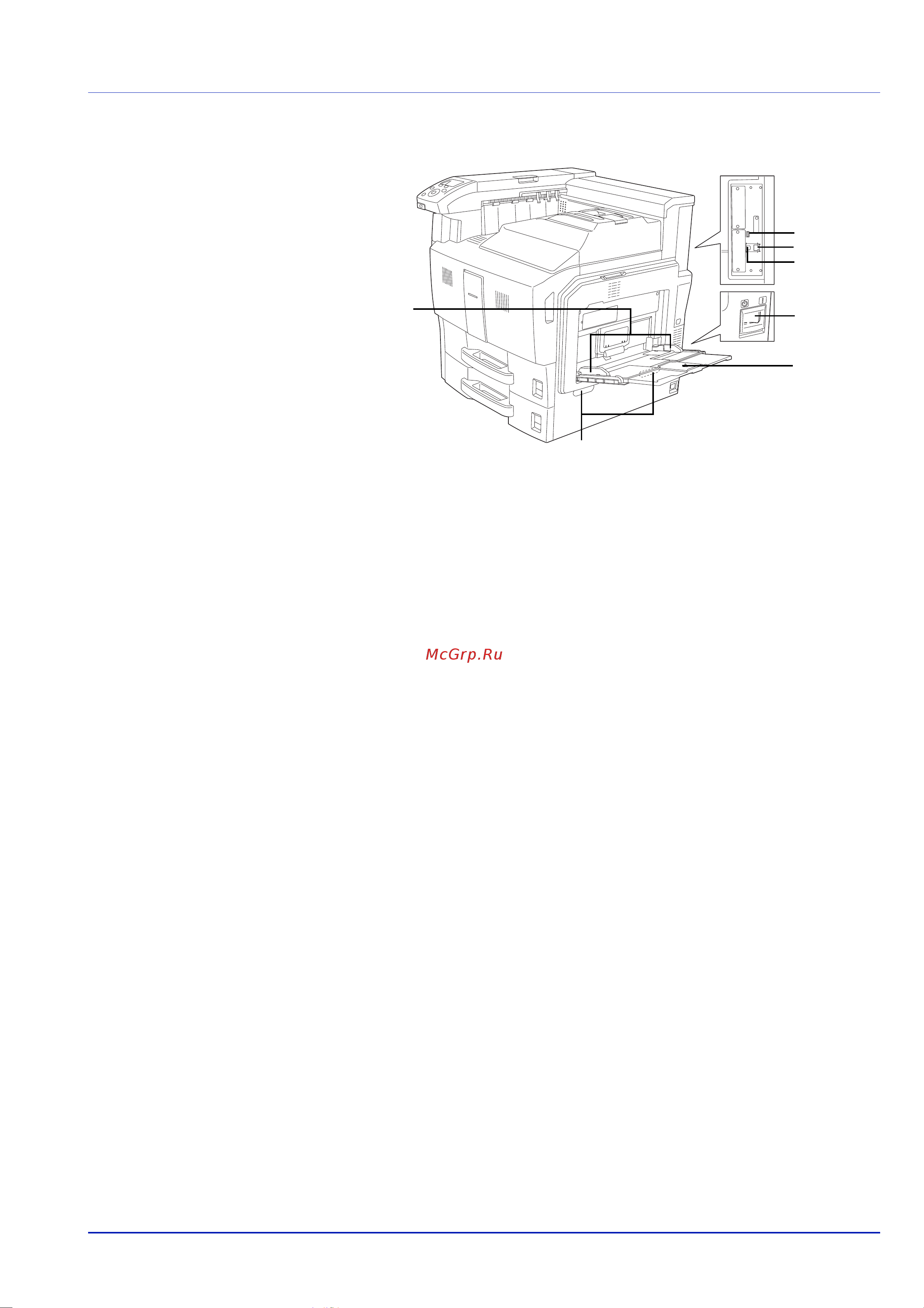 Kyocera FS-C8500DN [25/94] Компоненты правой части принтера