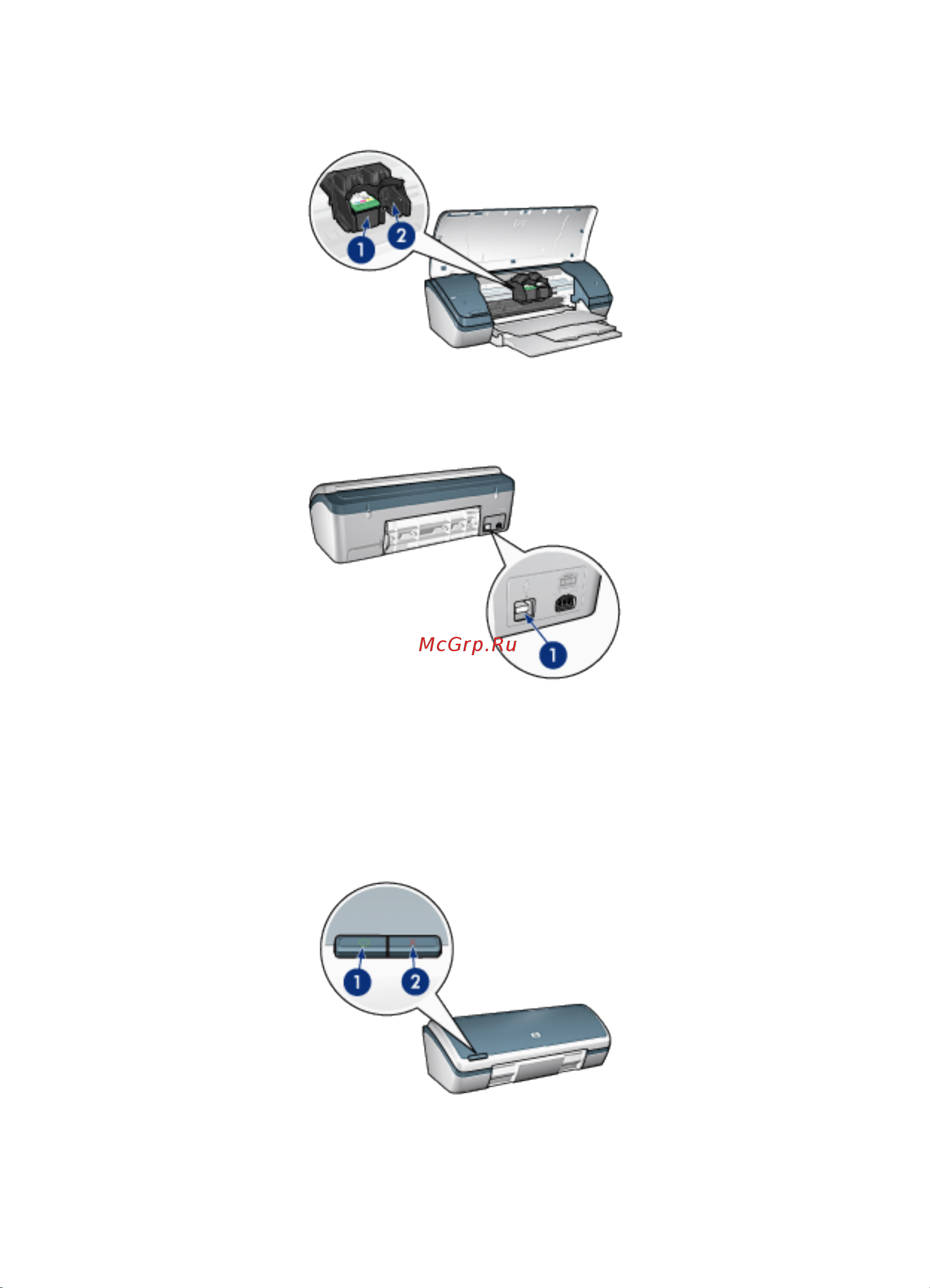 HP Deskjet 3840 [4/105] Клавиши и световой индикатор