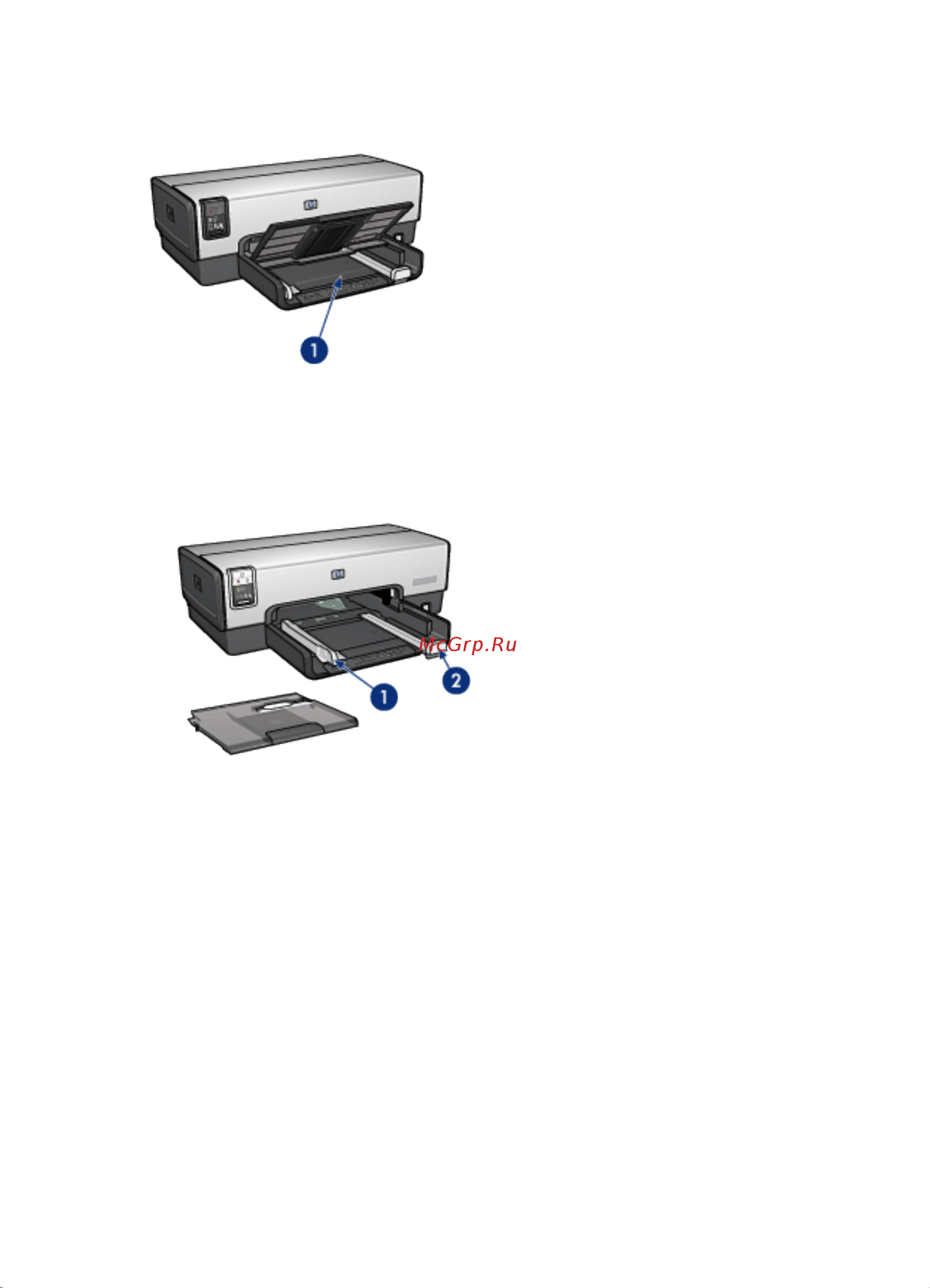 HP Deskjet 6540 [12/225] Выходной лоток
