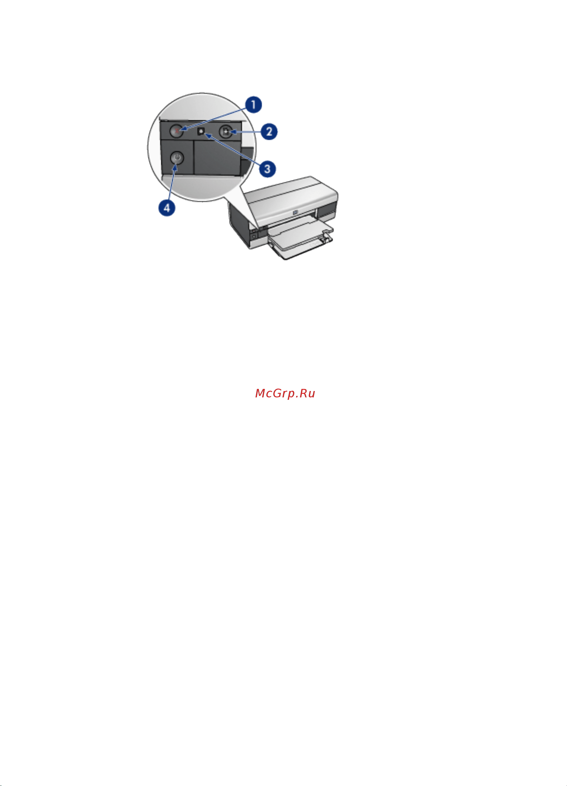 HP Deskjet 6500 [22/225] Кнопка отмена печати