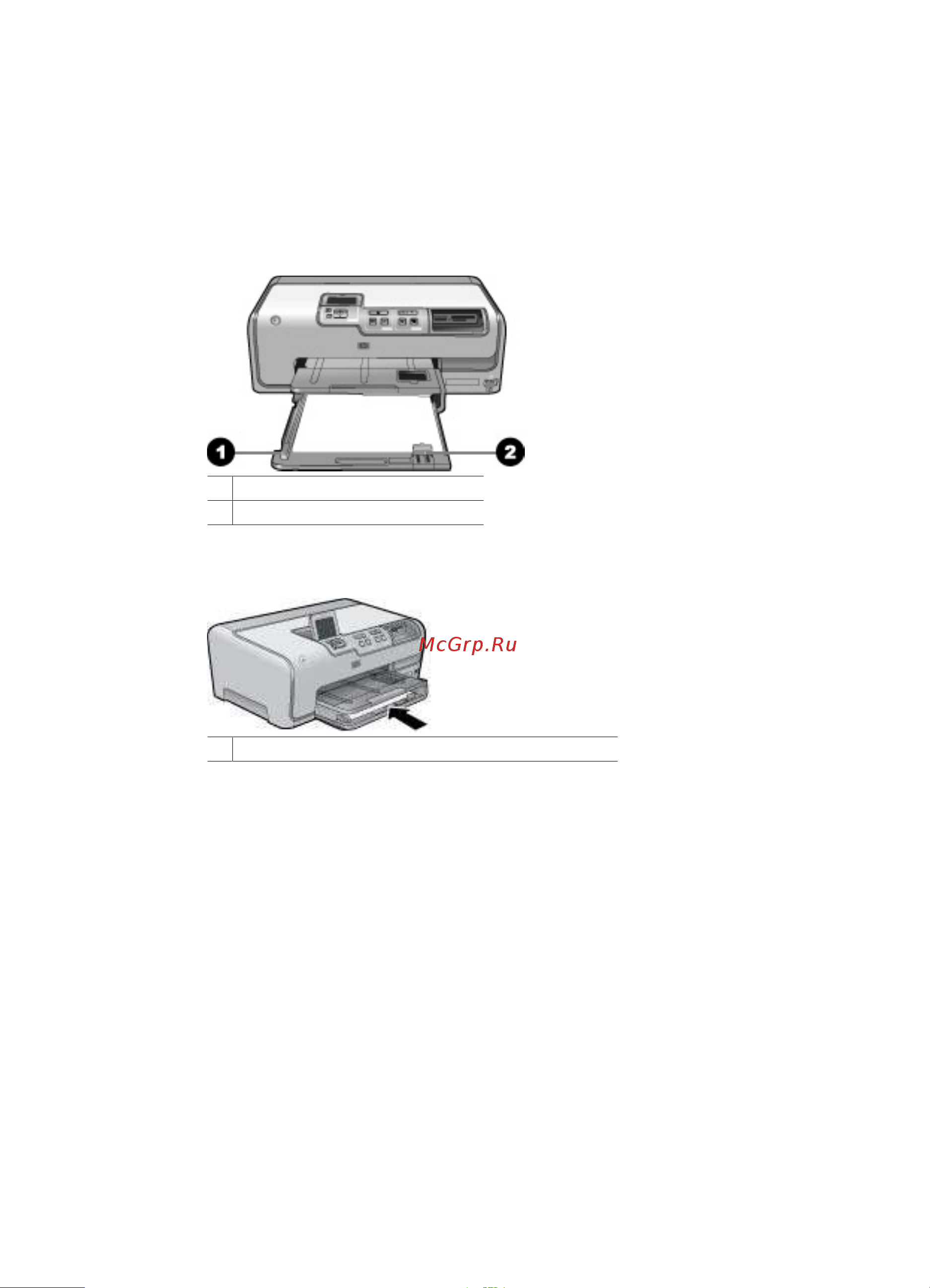 HP Photosmart D7163 [19/83] Загрузка бумаги в основной лоток