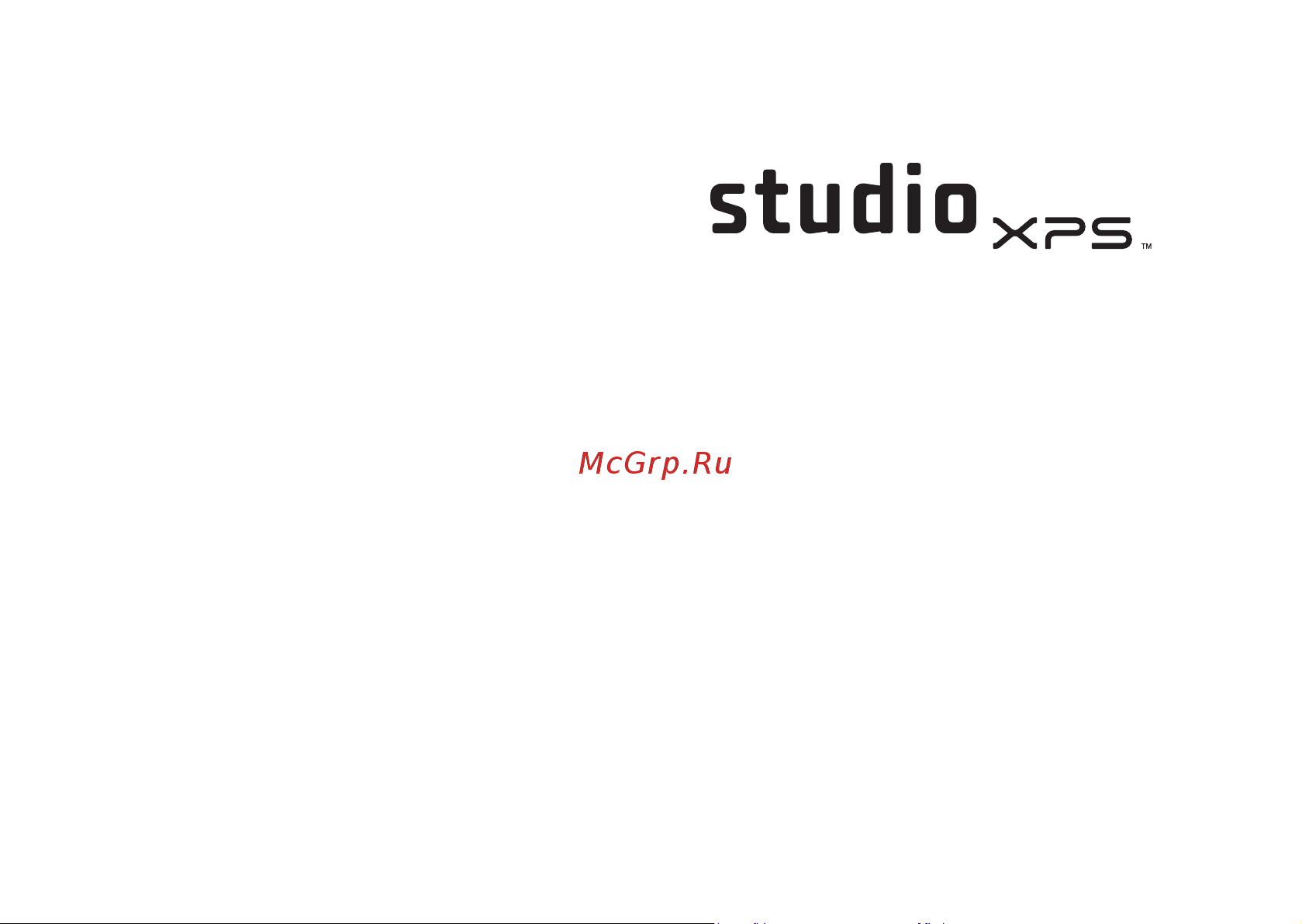 Dell Studio XPS™ 435MT [3/60] Руководство по установке