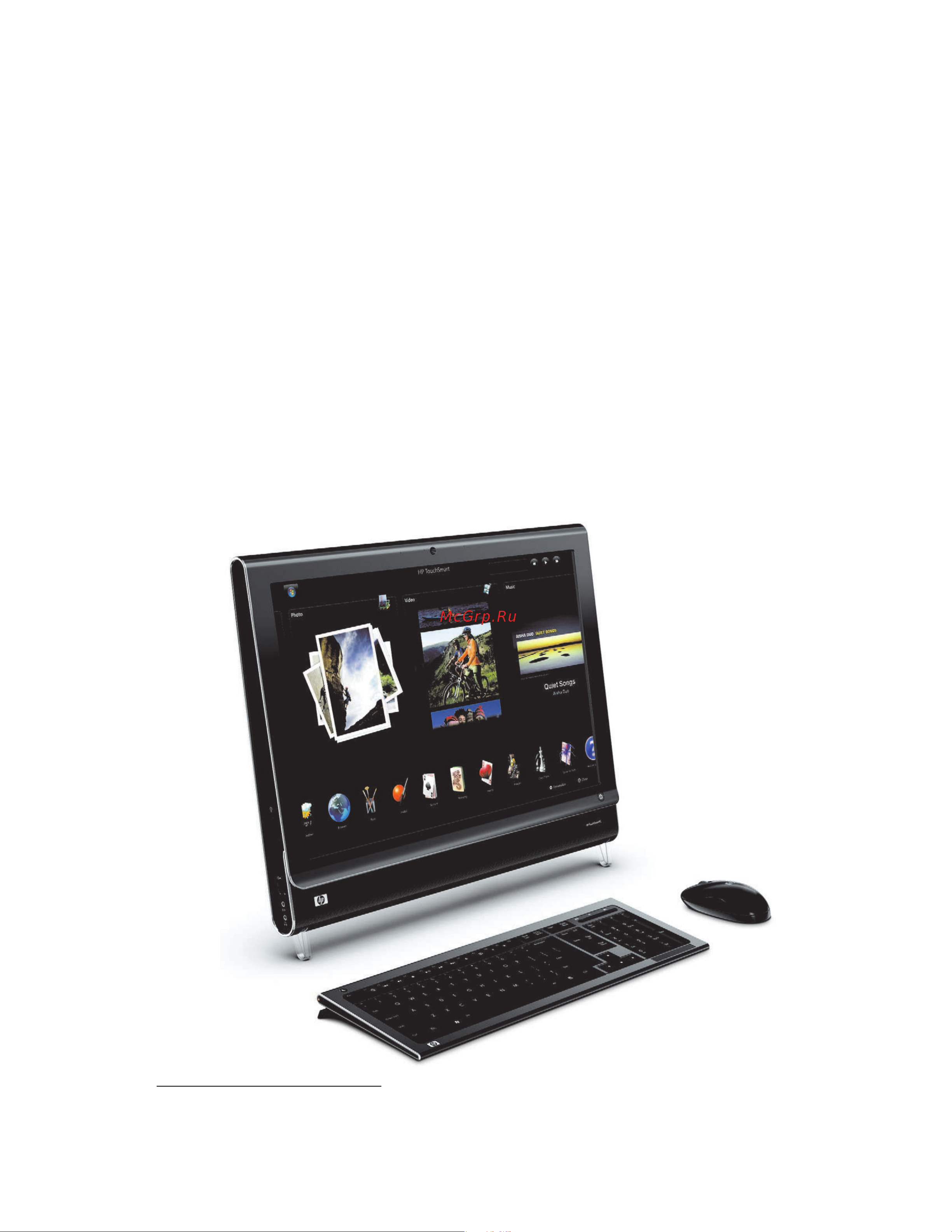 HP TS lQ512ru [9/76] Знакомство с компьютером hp touchsmart
