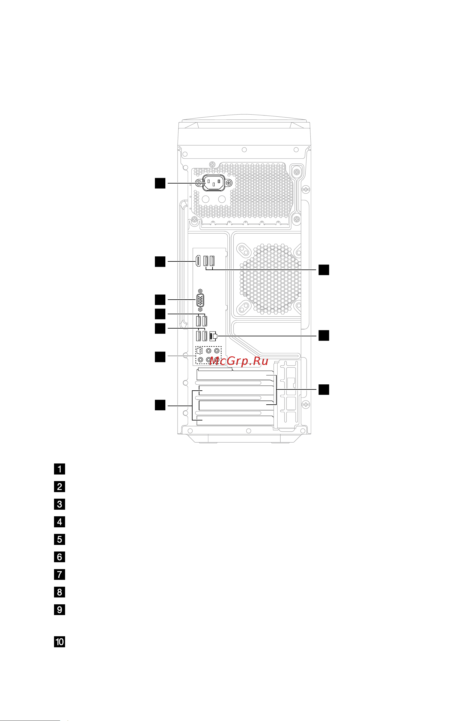 Lenovo Erazer X510 [8/57] Вид корпуса сзади