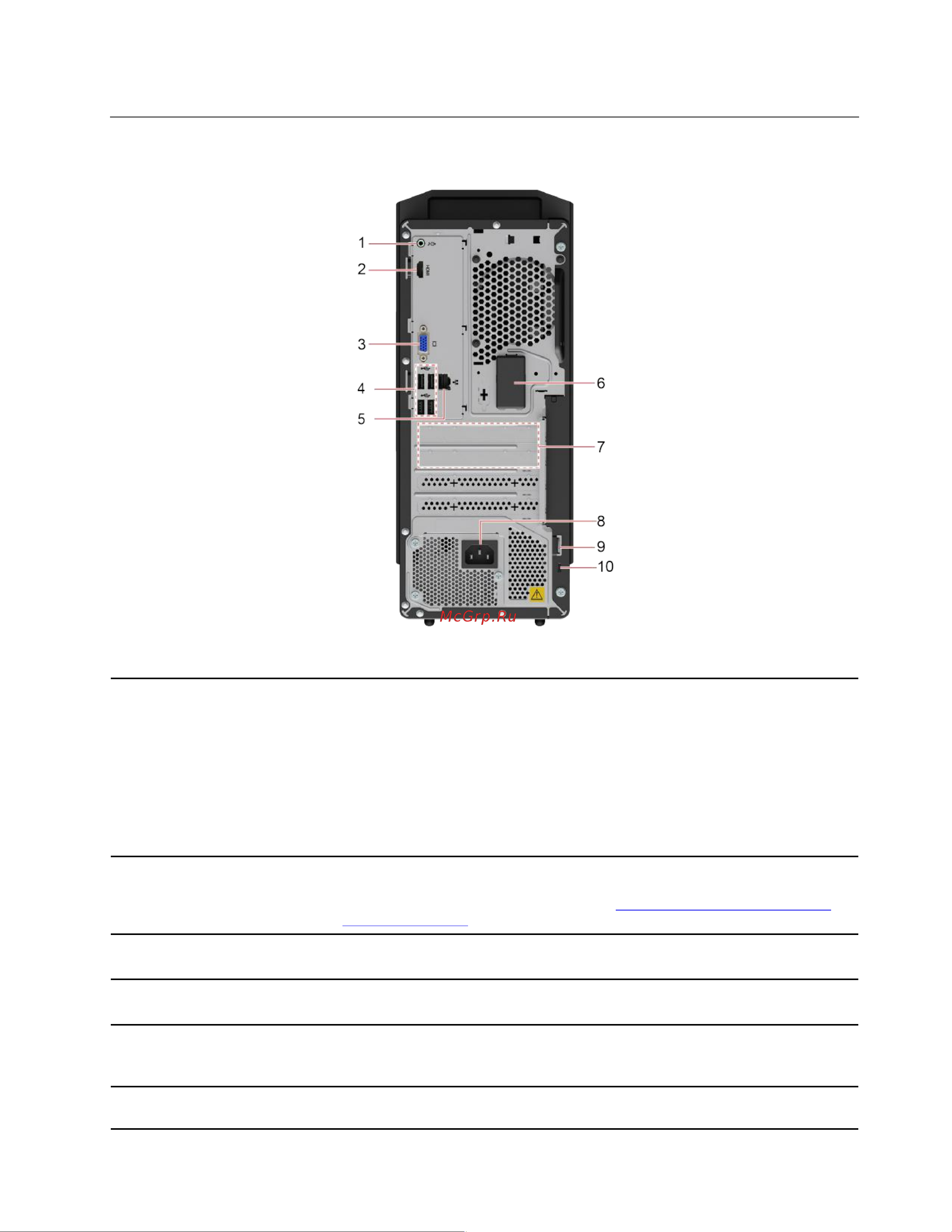 Lenovo IdeaCentre G5 14IMB05 [9/108] Вид сзади